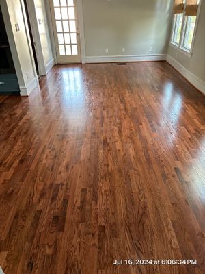 1/2 Sedona red 1/2 Natural With Oil Based Finish