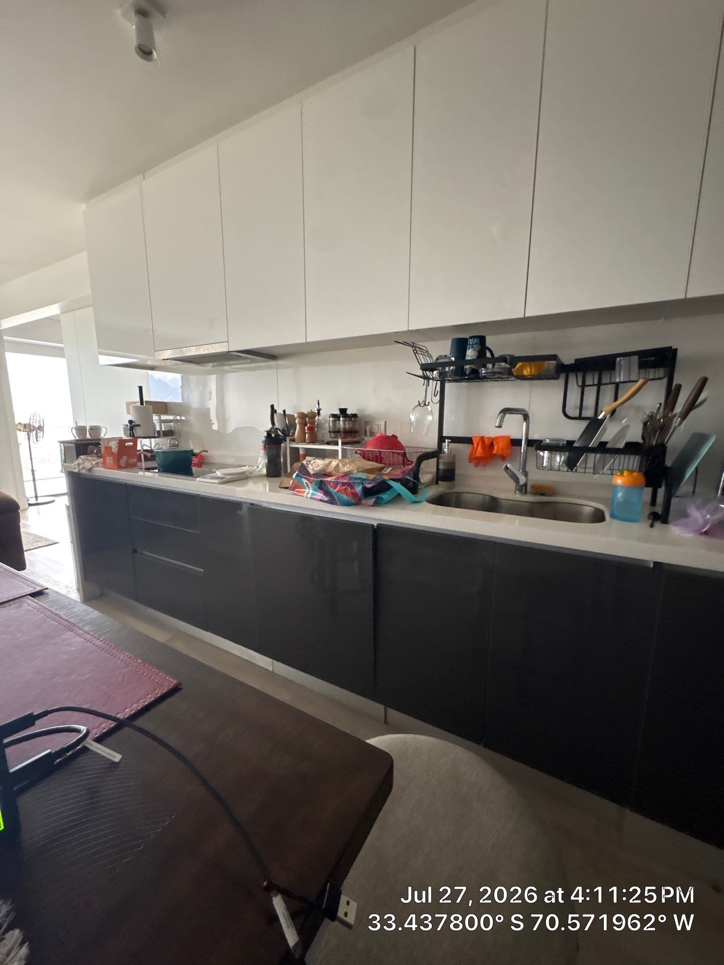 Modern Apartment Interior Refresh and Lighting Installation in La Reina by CompanyCam Sales Demo