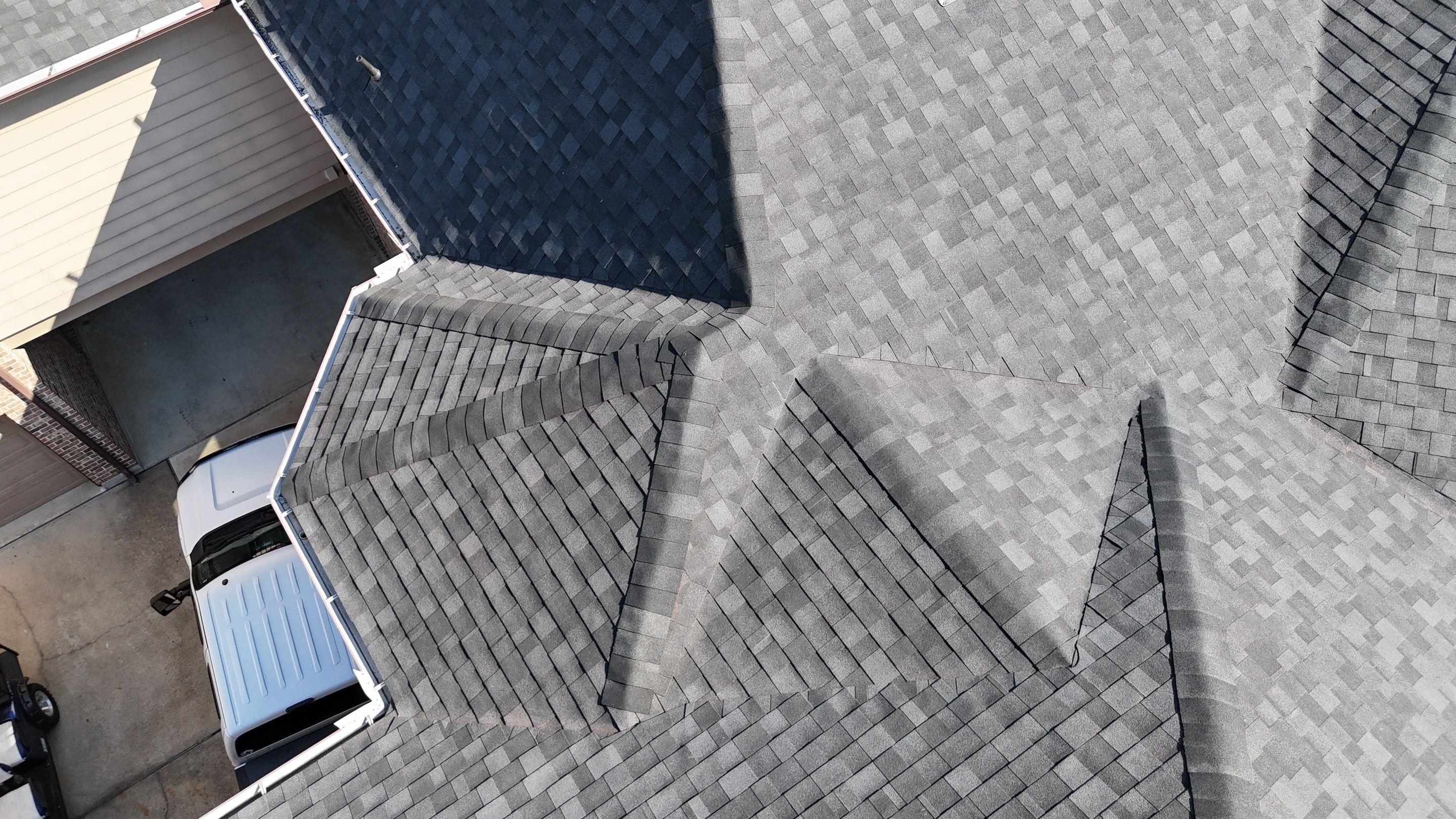 Residential Roofing Installation using IKO Dynasty by Core Four Roofing