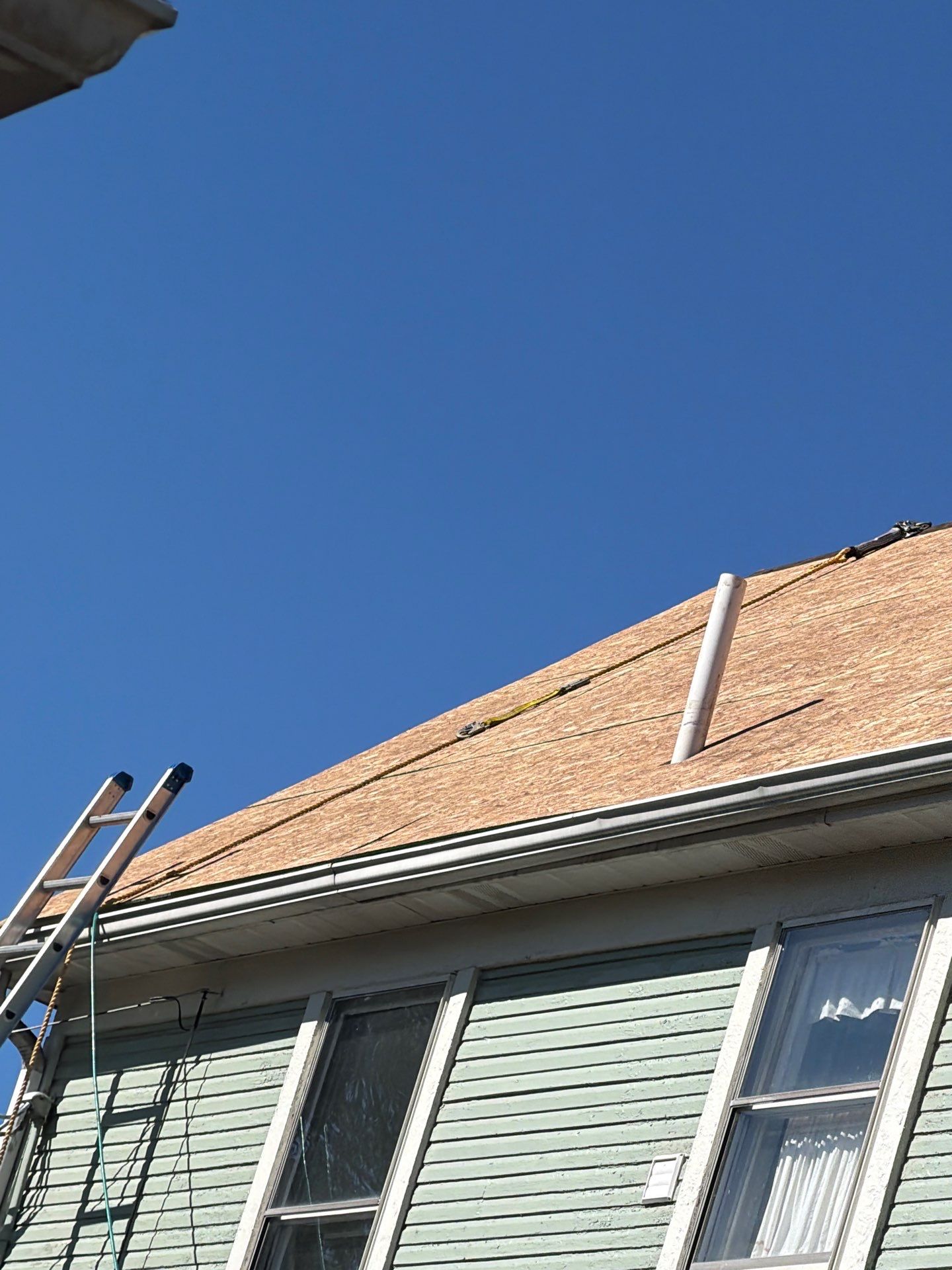 Residential Roofing Installation using GAF Timberline HDZ Oyster Grey by Rainstoppers Roofing