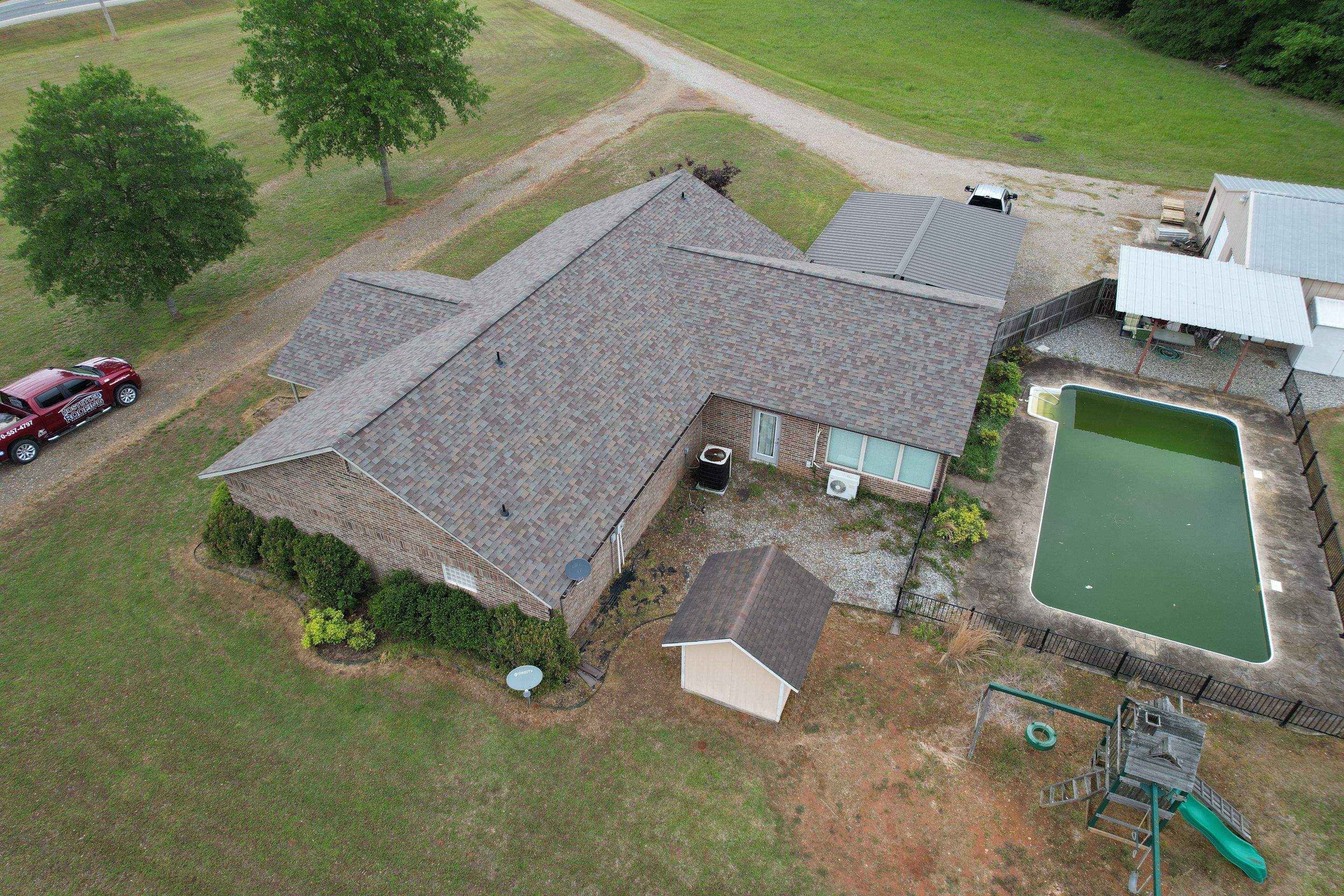 Residential Shingle Reroof using Malarkey Vista by Hostetler Roofing