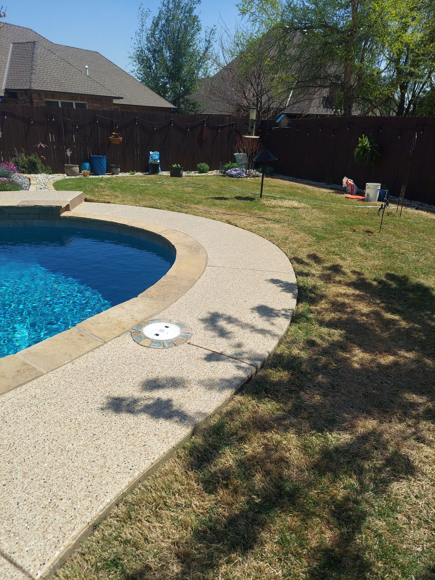 Patio & Pool Deck Coating using Pecan by Copperhead Coatings