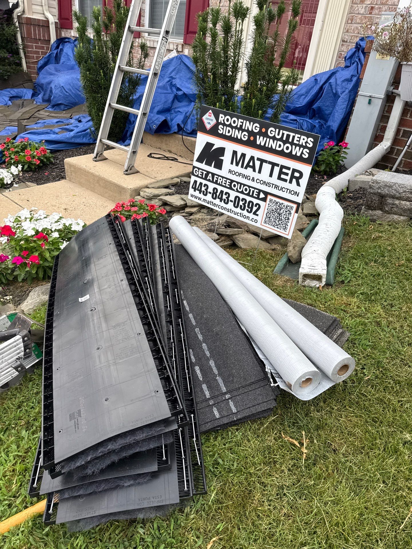 Residential Roofing Installation using GAF Timberline HDZ by Matter Roofing & Construction