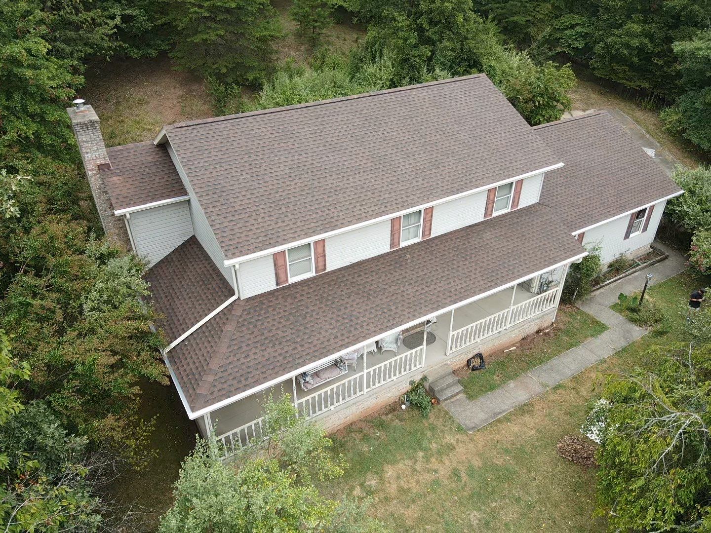 Residential Roofing Installation using GAF TImberline HDZ Hickory by Rainstoppers Roofing