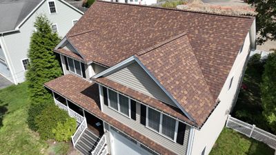 Full Roof Replacement in Waltham, MA – Owens Corning Duration, Desert Rose