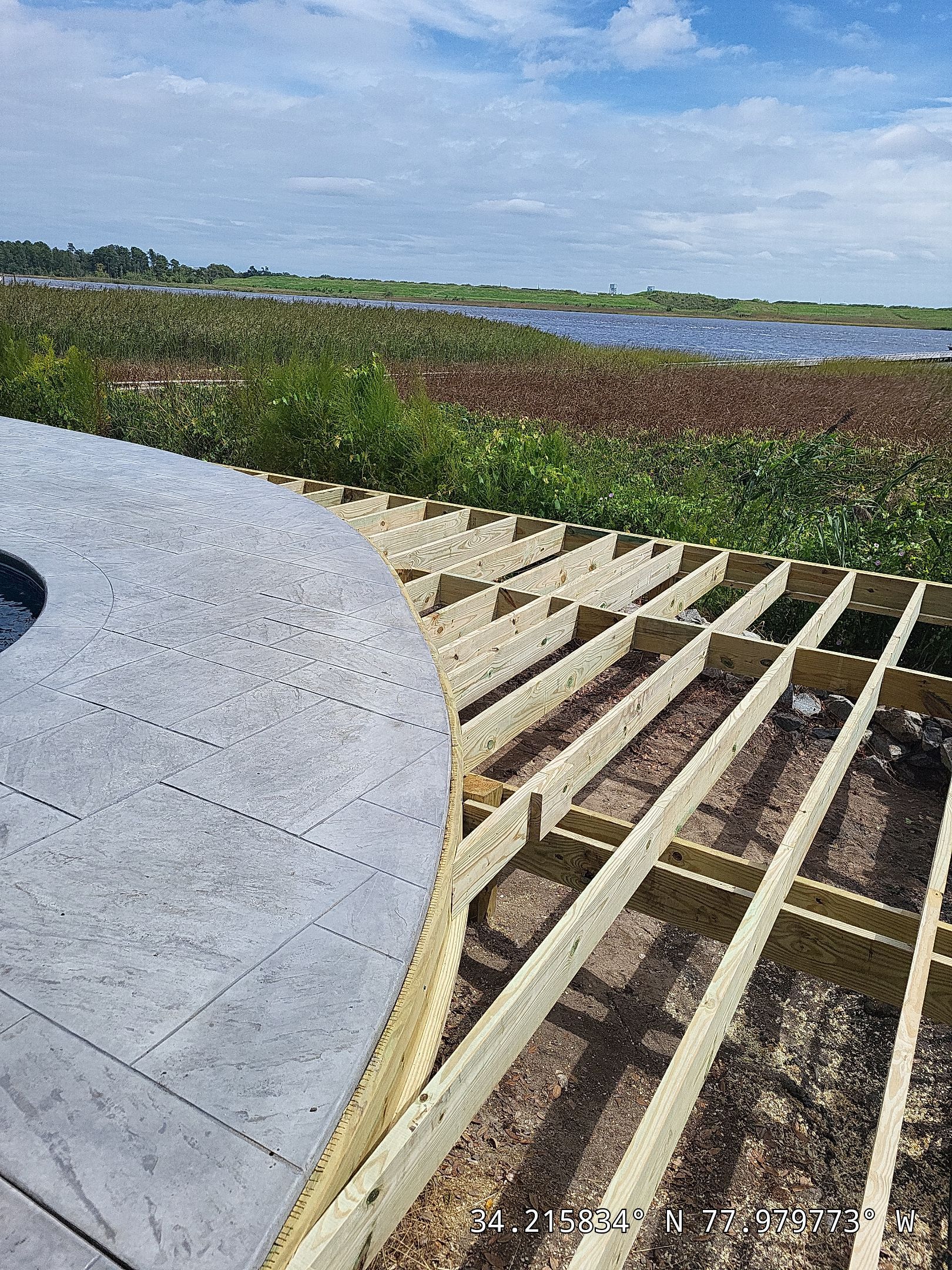 Pool Deck using IPE Decking Groved by RGR Construction and Roofing, LLC