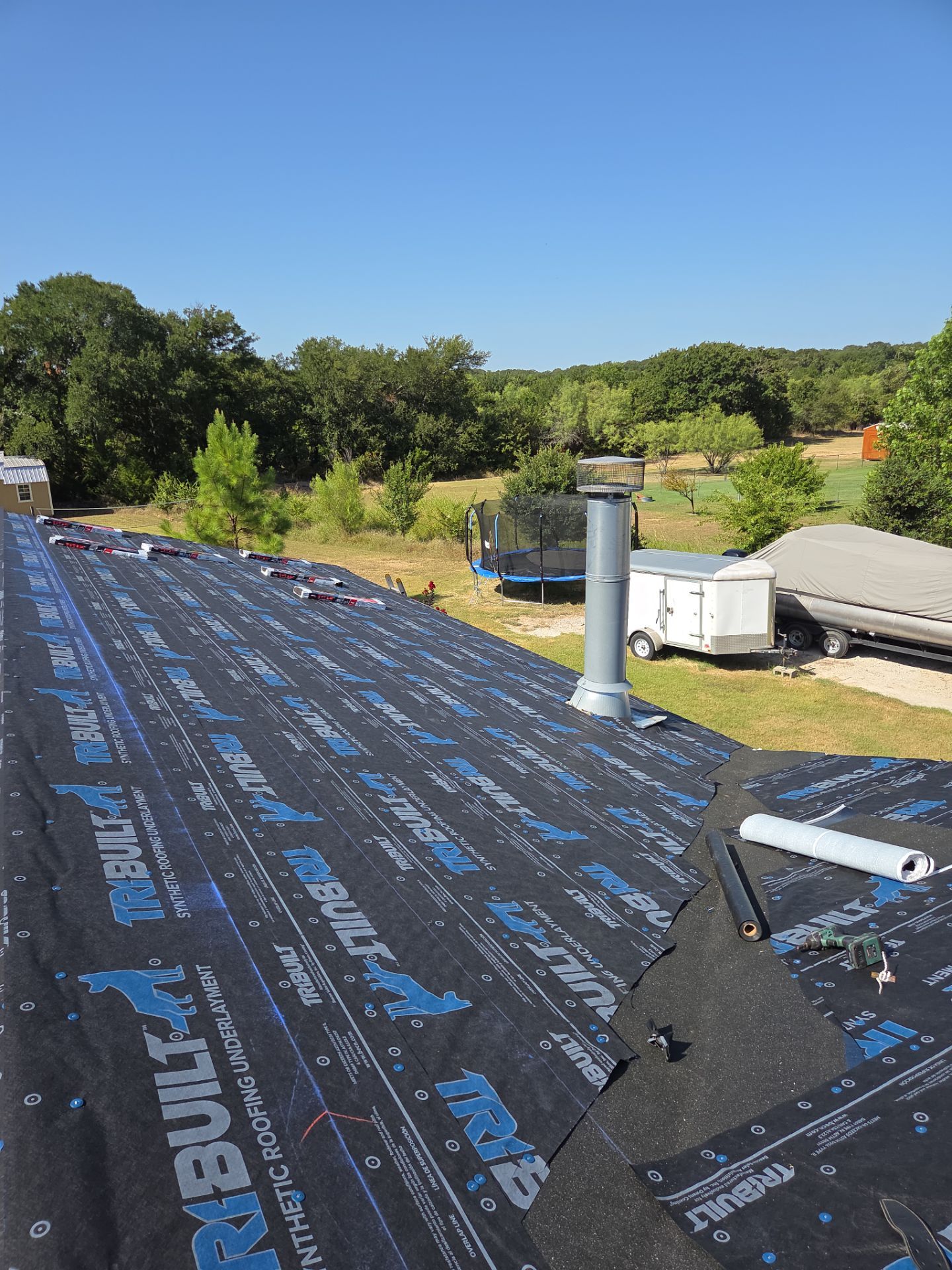 Project in Weatherford by Lonestar Roofing and Restoration LLC.