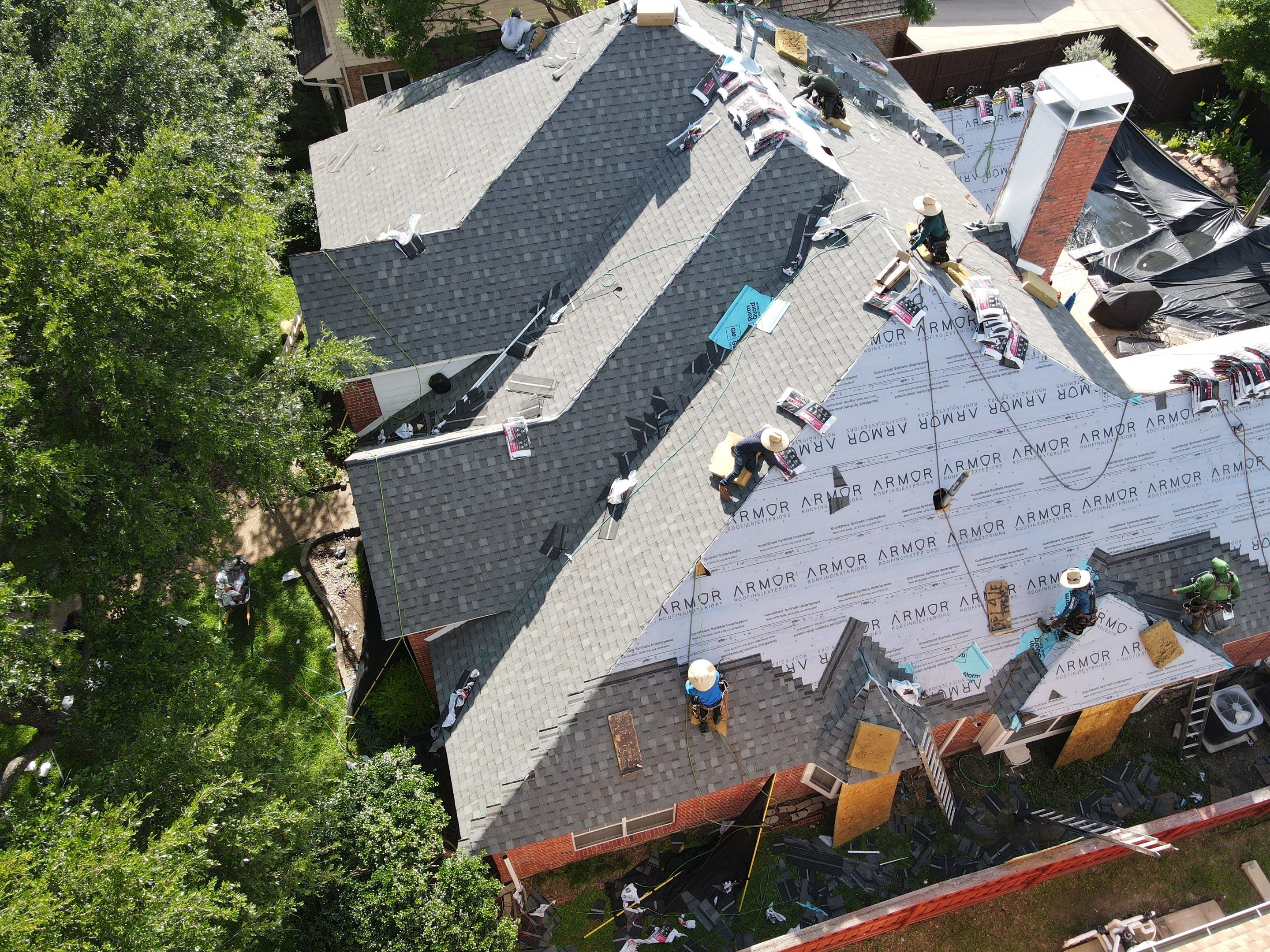 Full Architectural Shingle Roof Replacement for Plano Residence by Armor Roofing | Exteriors