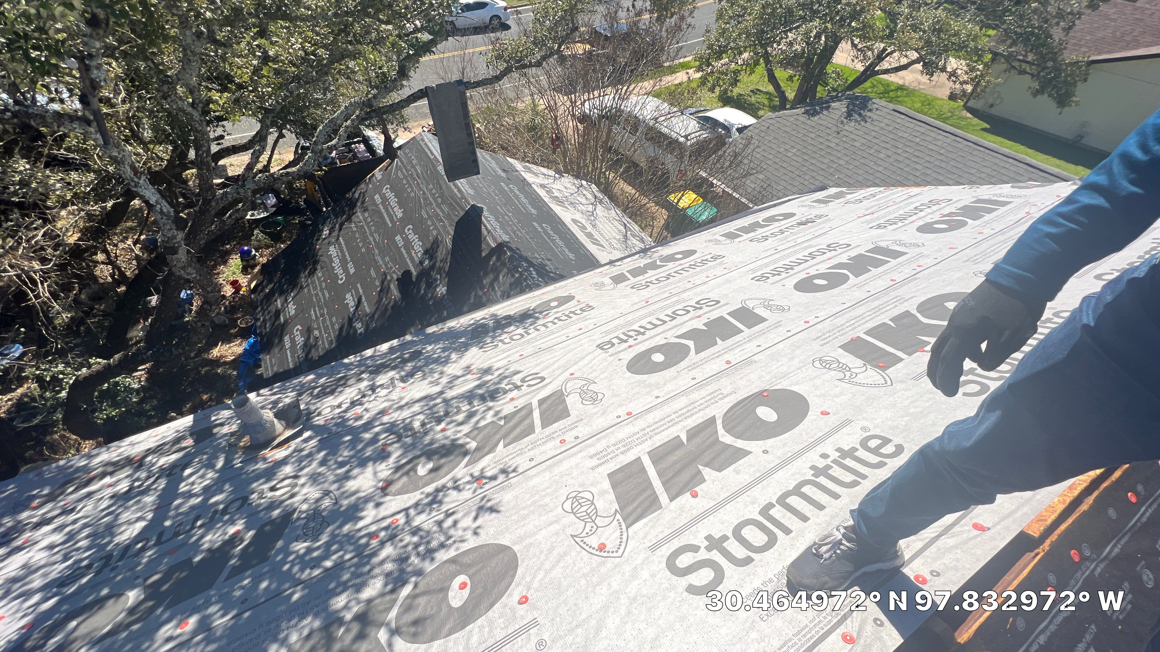 Cedar Park Roofing Replacement With Malarkey Vista AR Shingles and Decking Repair by Caliber Restoration LLC
