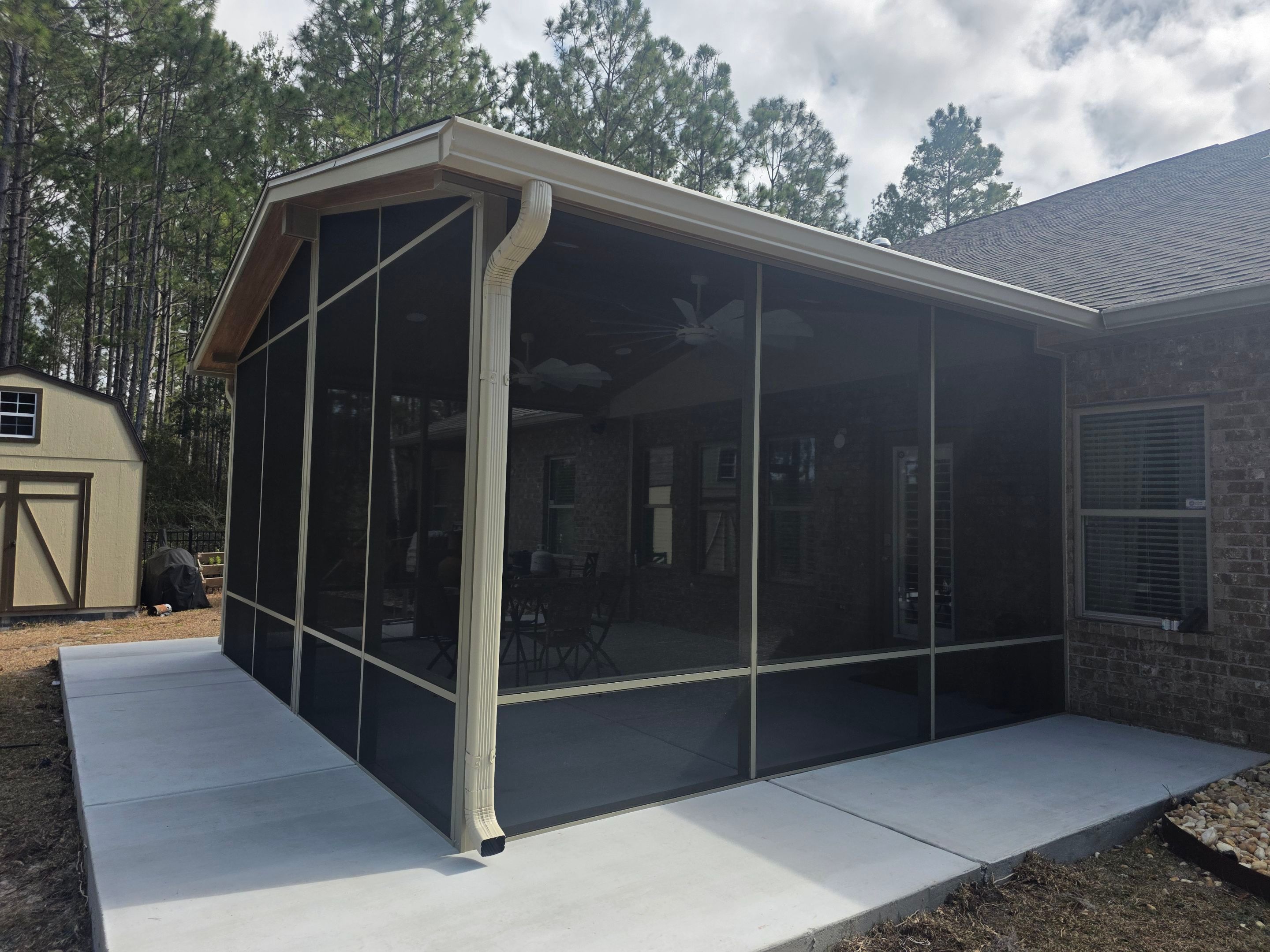 Steelwood Cathedral Screen Room by Titan Sunrooms