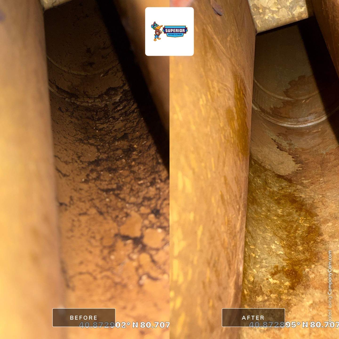 Air Duct Cleaning With a Vacuum Truck in Columbiana, OH by Superior Air Duct Cleaning