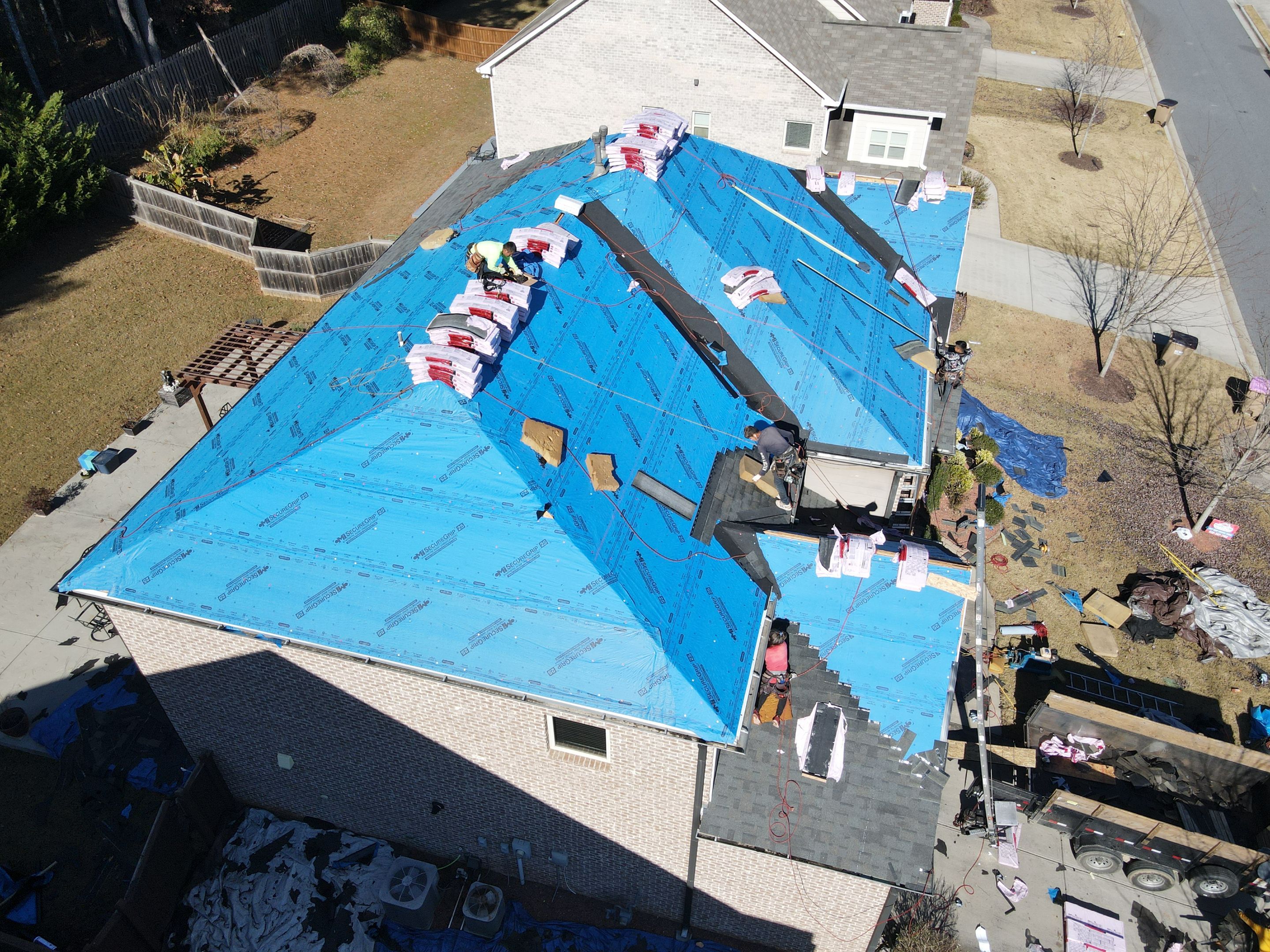 Residential Roofing Installation using Owens Corning by Inspector Roofing and Restoration