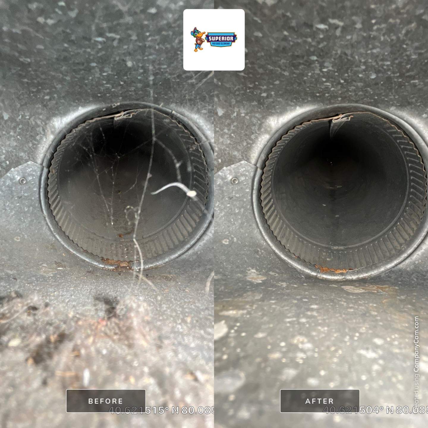 Air Duct & Dryer Vent Cleaning With a Vacuum Truck in Wexford, PA by Superior Air Duct Cleaning