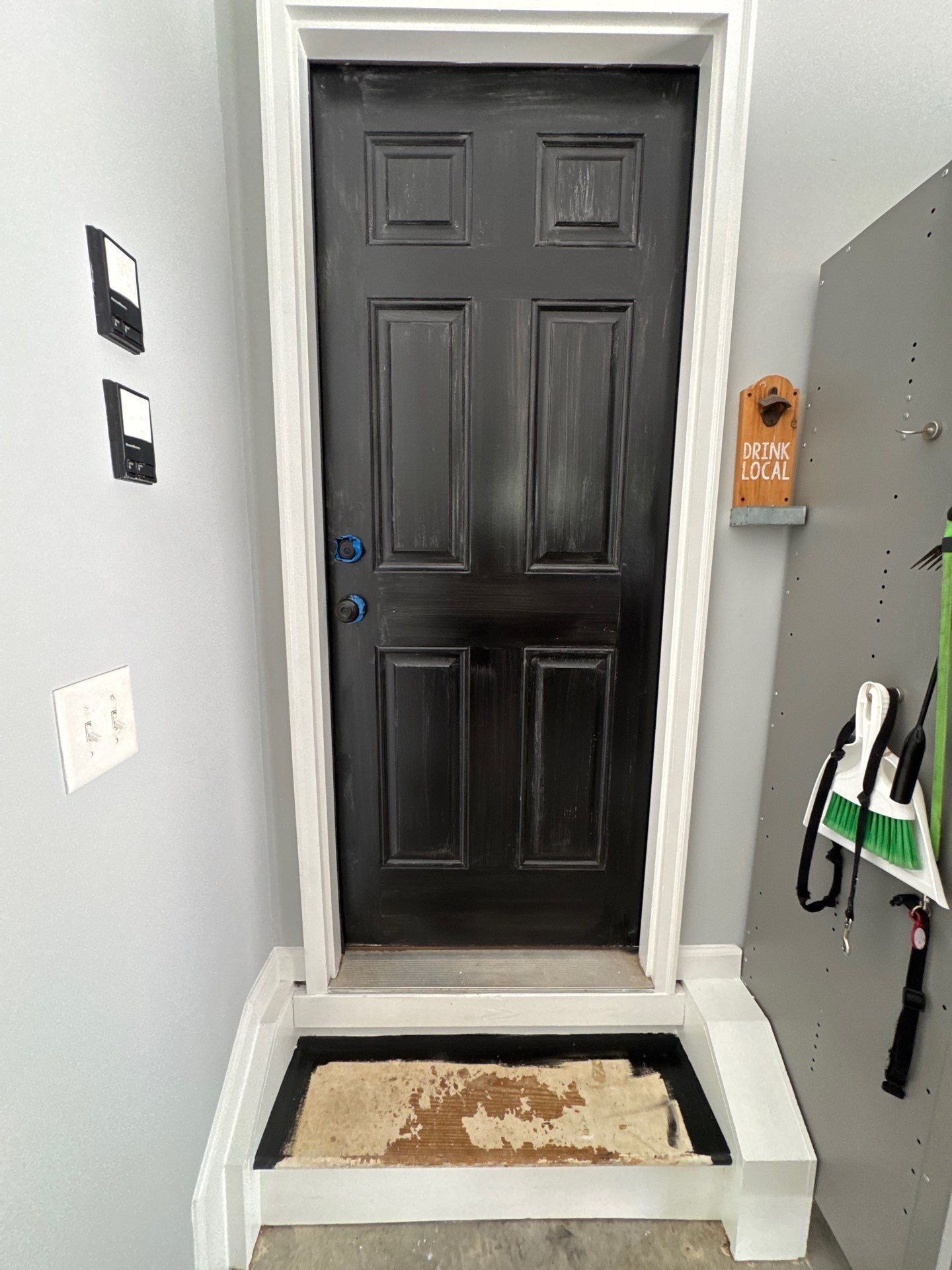 Garage Interior and Door Painting Update in Woodstock by Swift Home Renovations