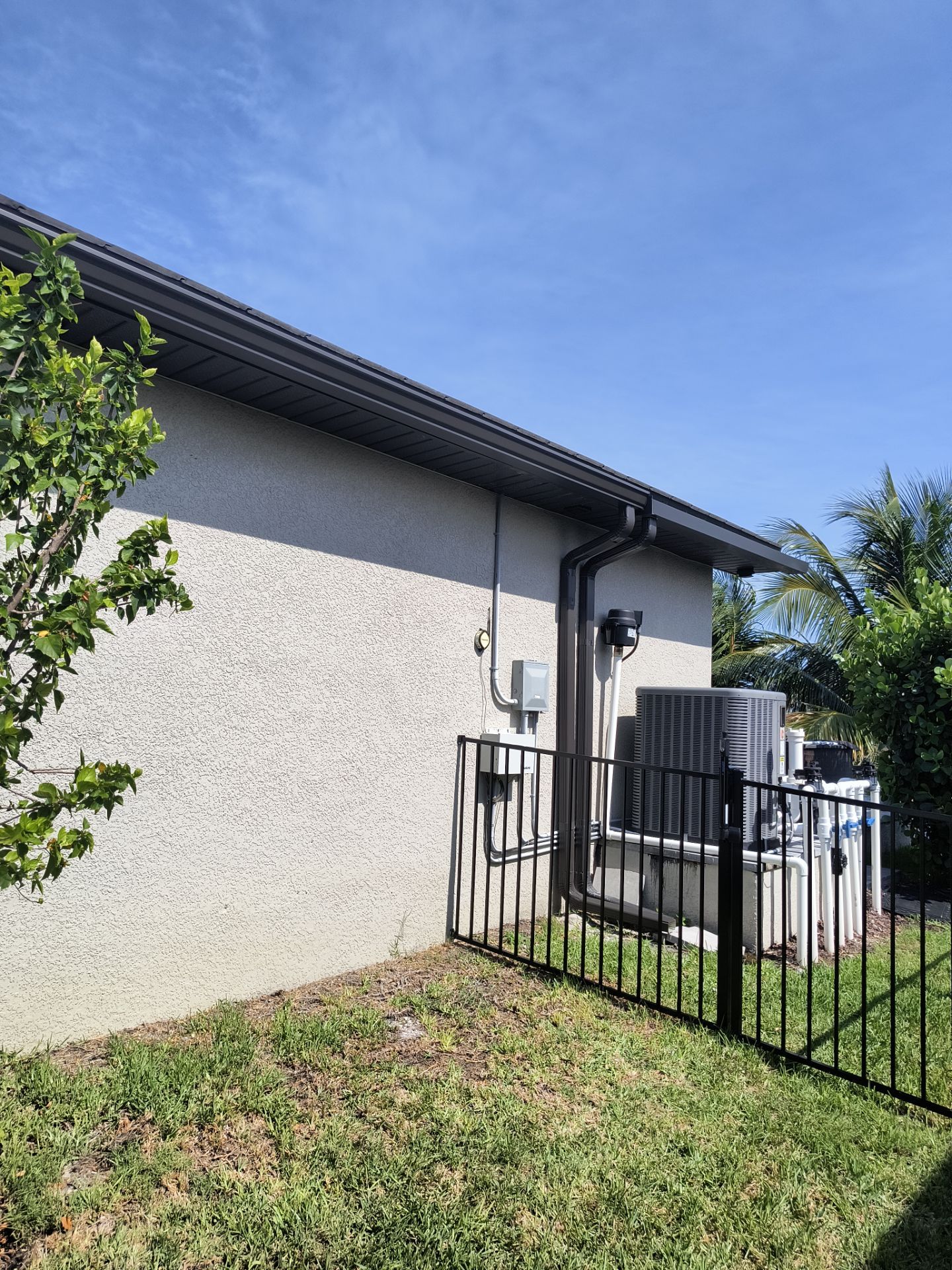 Musket Brown 6-inch Gutters in Cape Coral FL by Gutter Professors