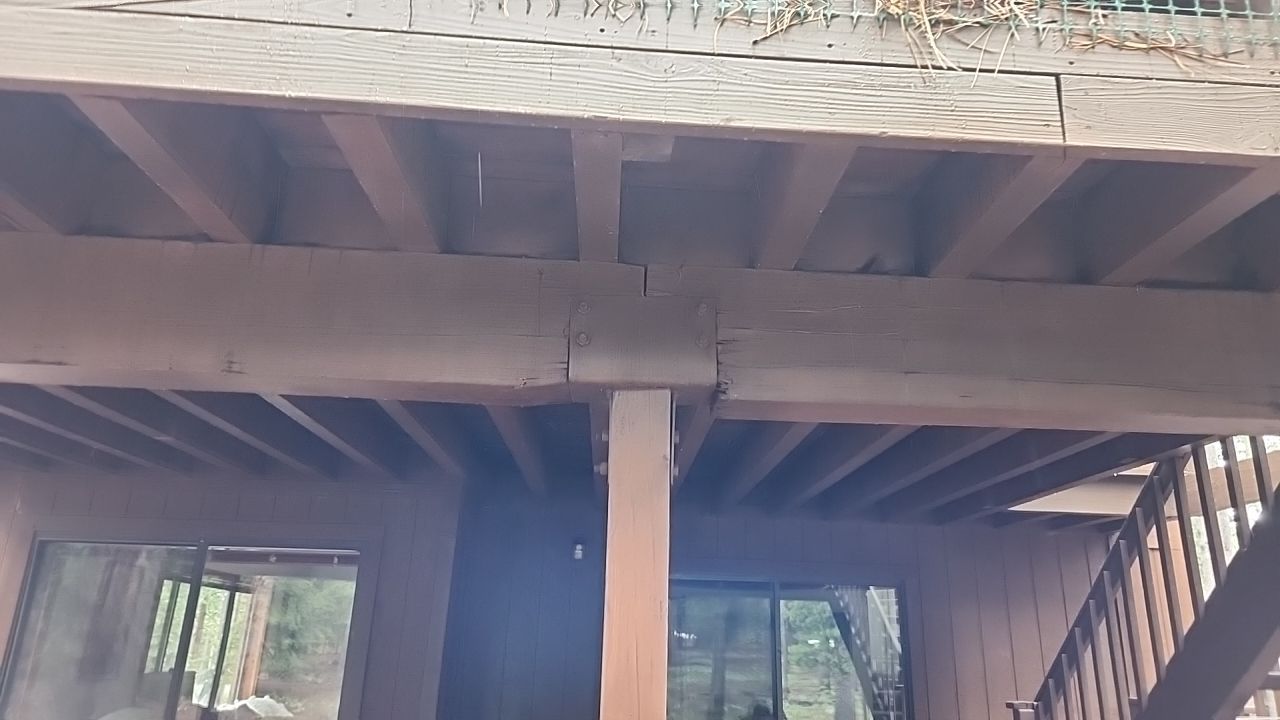 Deck Beam Replacement by The Tahoe Tradesman