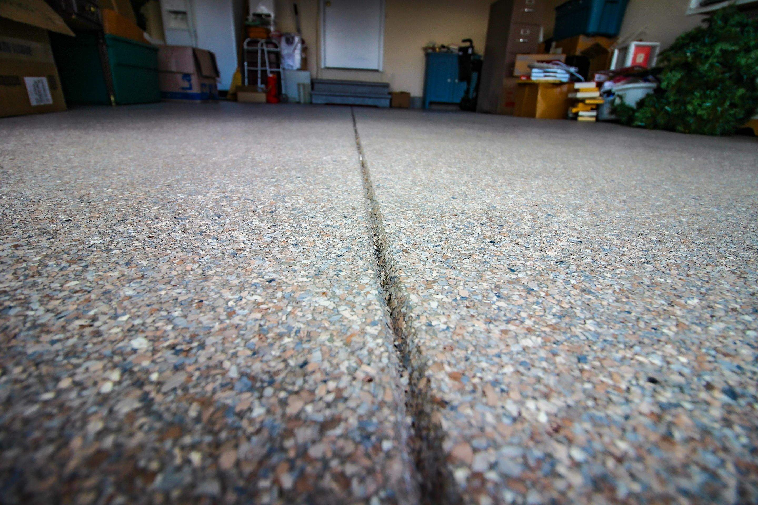 Garage Floor using Fieldstone by Your1DayFloor.com