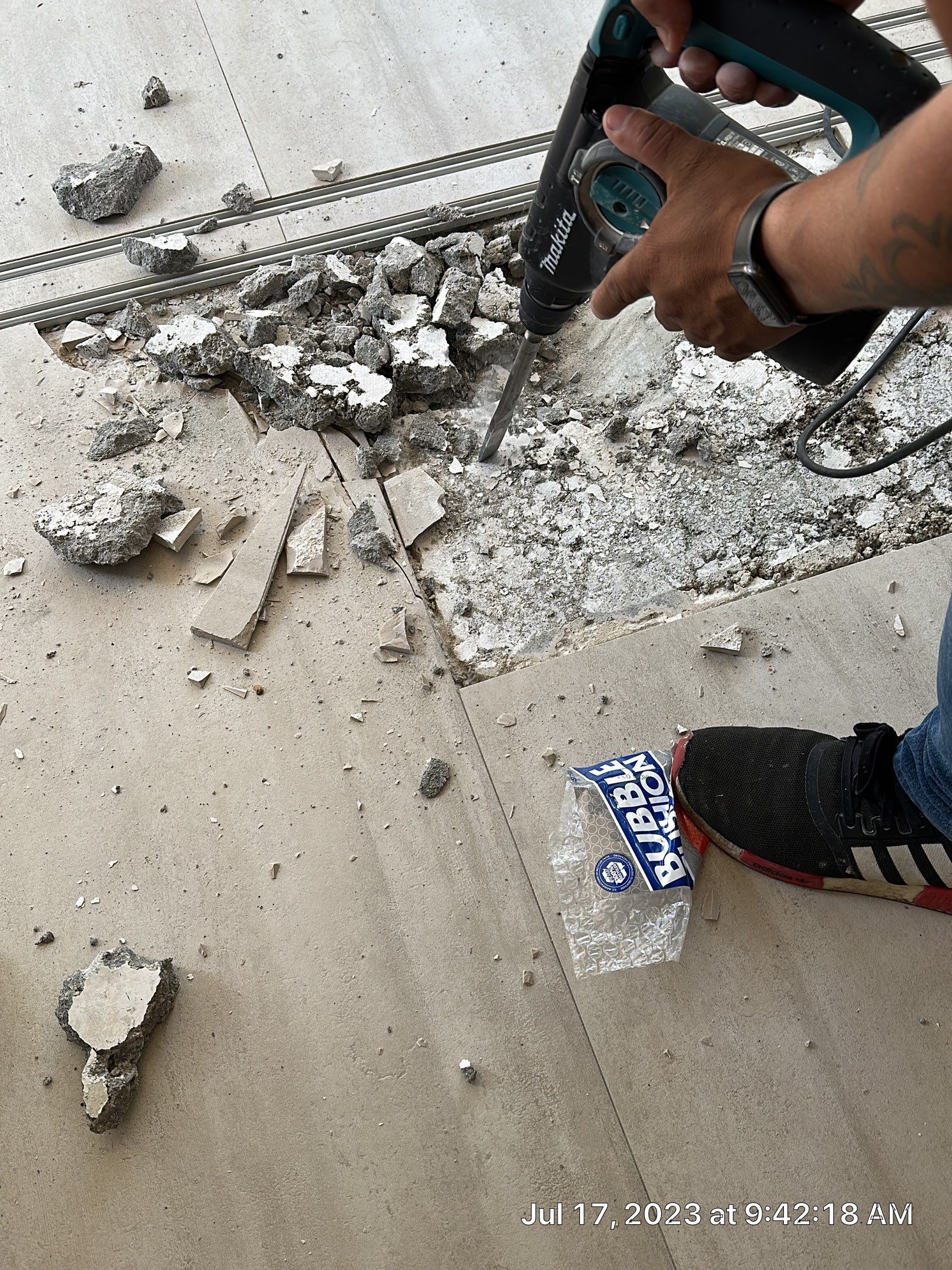 Tile Flooring removal & Installation  by OC Flooring Inspections-ICRI - CCSMT-CFIU#439
