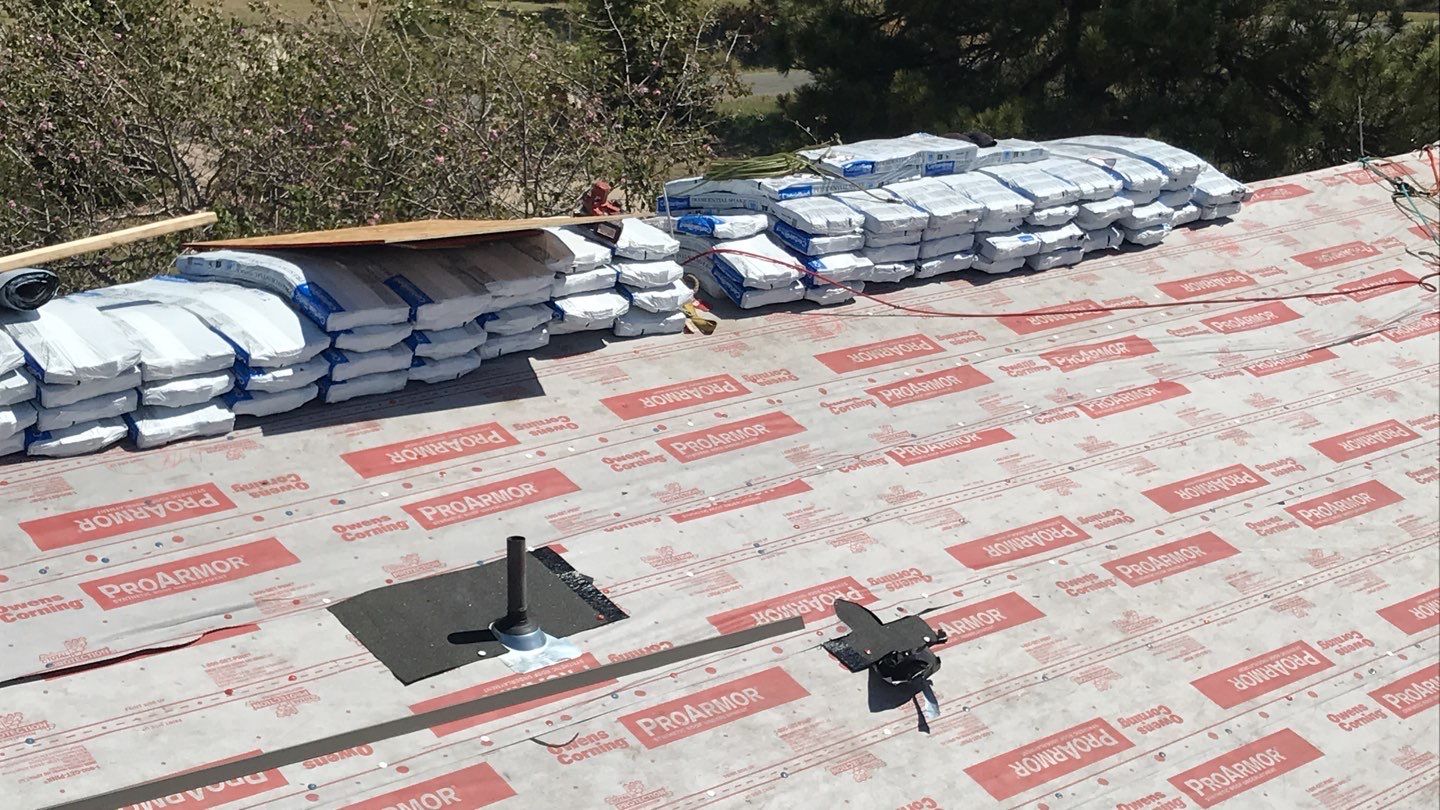 Residential Roofing Installation using CertainTeed Presidential IR - Weathered Wood by A to Z Roofing