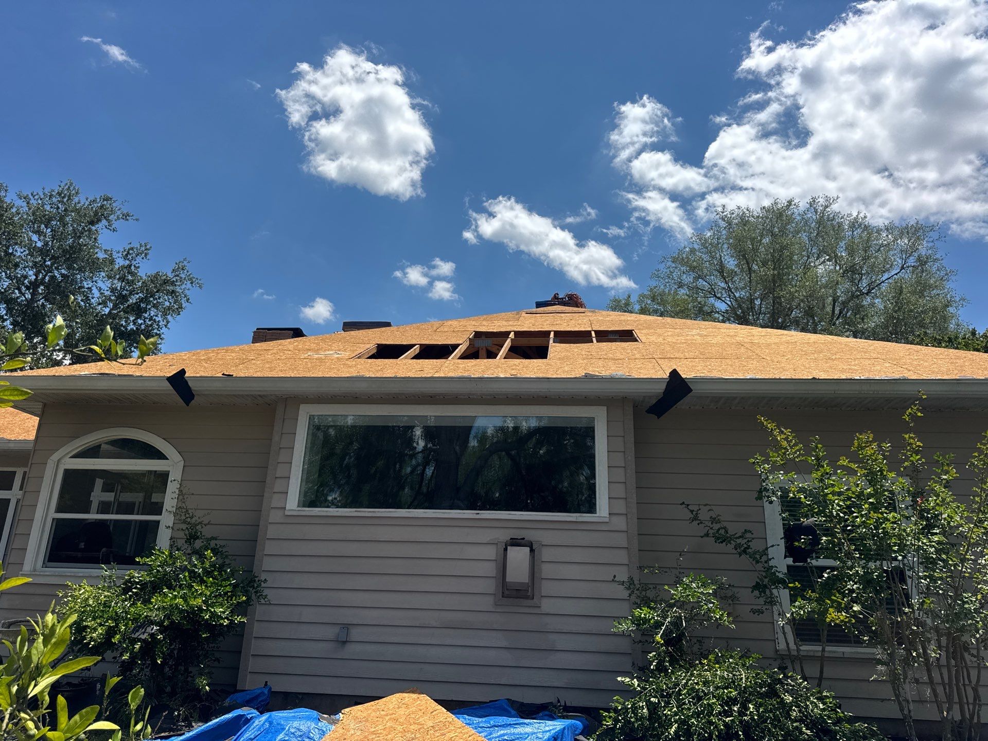 Architectural Shingle Roof Replacement and Decking Repair in Gainesville by Avenue Roofing