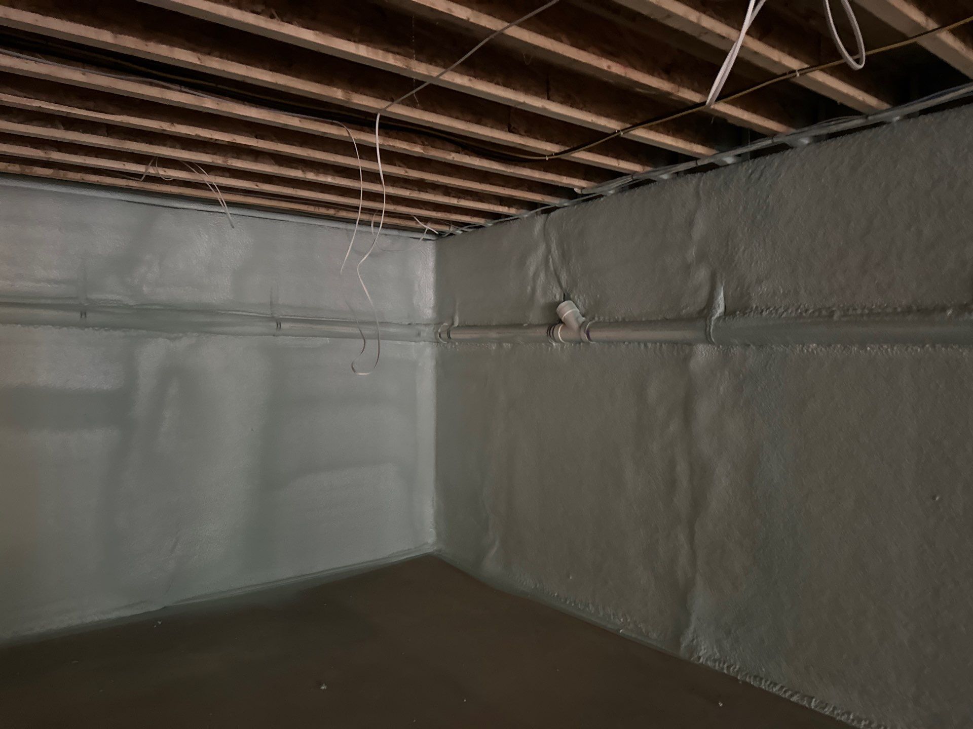 New Home Construction using open cell spray foam by NYS Foam & Energy