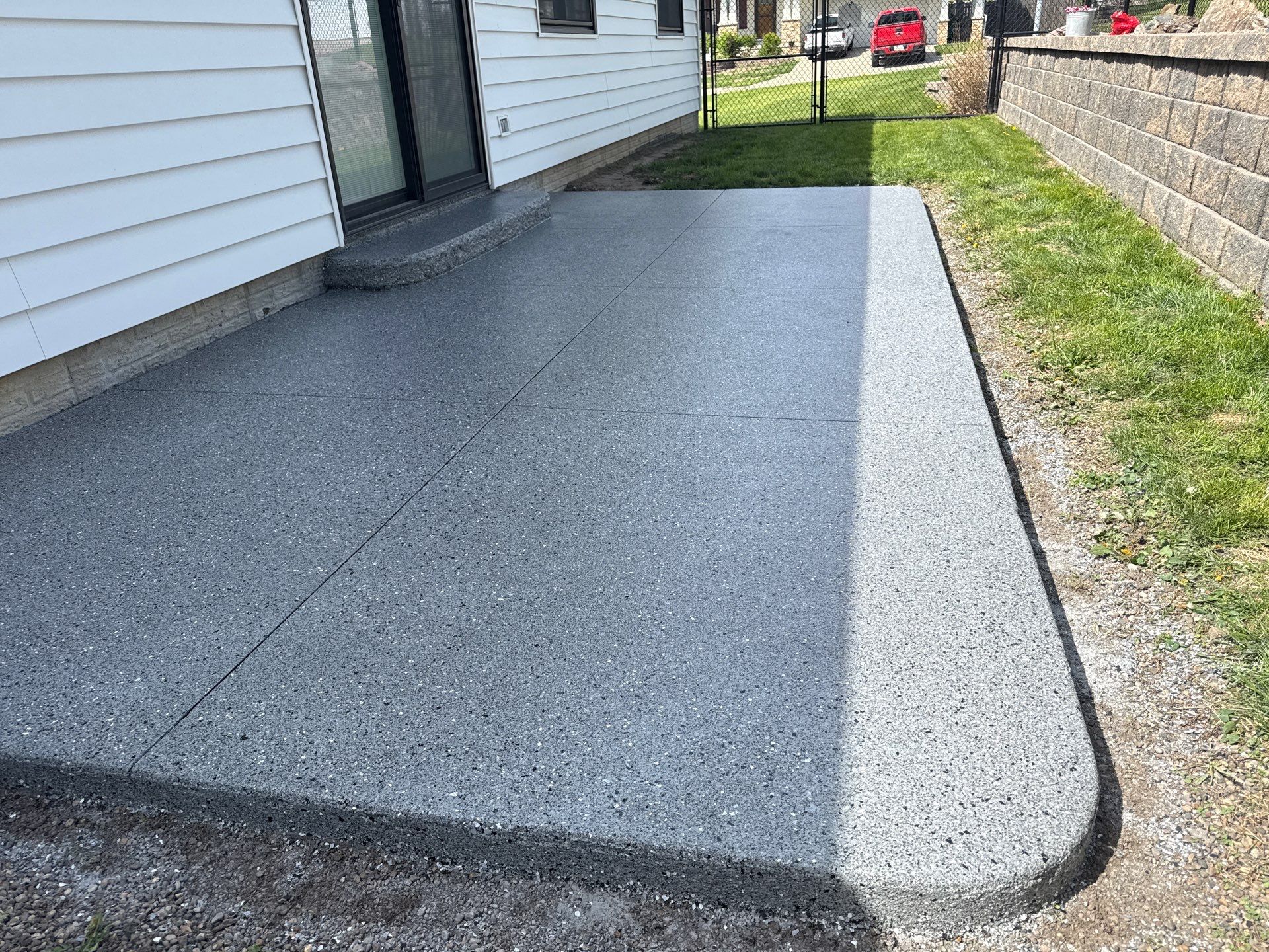 Indianola Porch Transformation by Revival Concrete Coatings