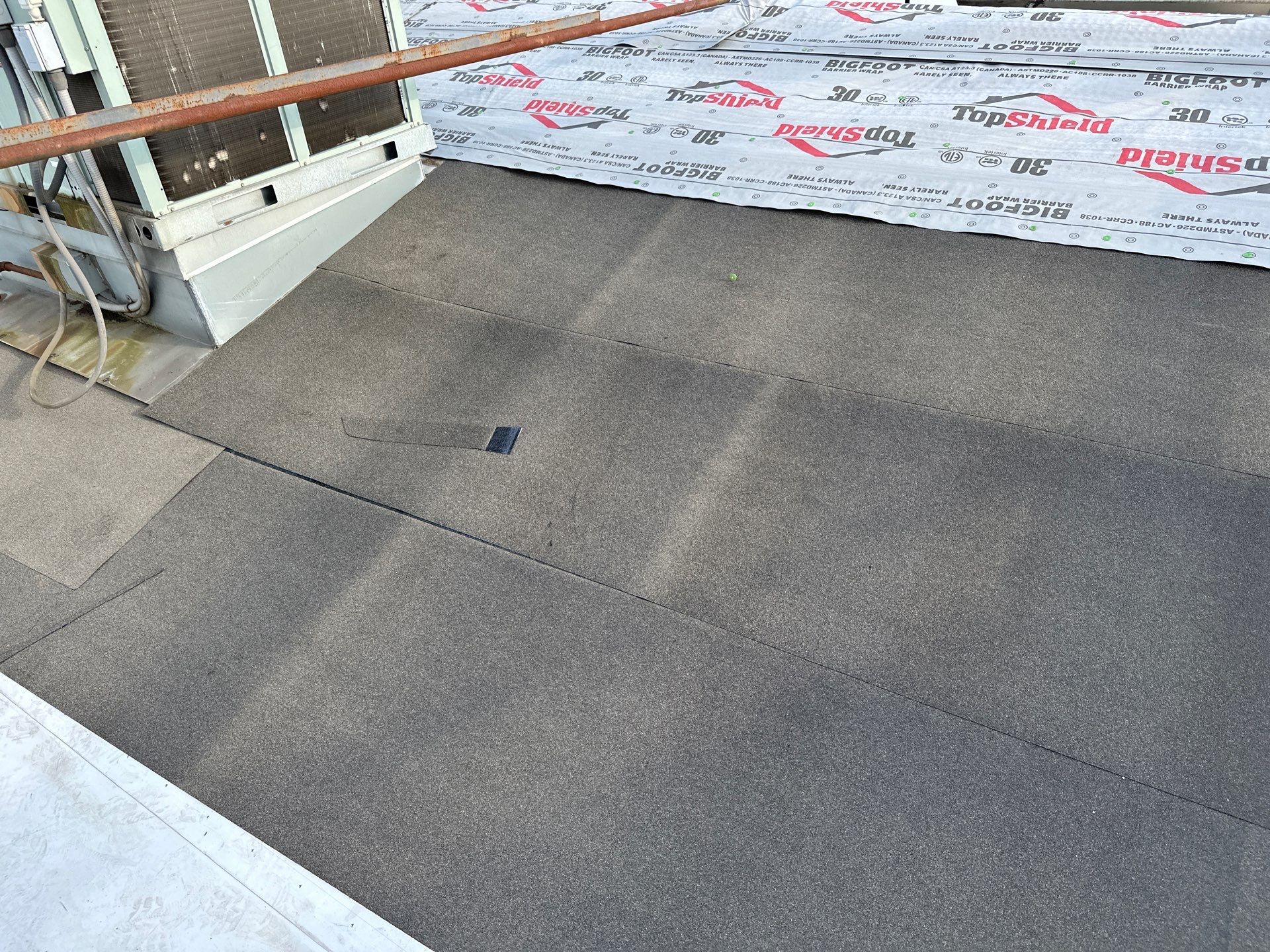 Commercial Roofing Installation using IKO Dynasty & GAF 60Mil TPO by Orezona Building & Roofing Company, Inc.