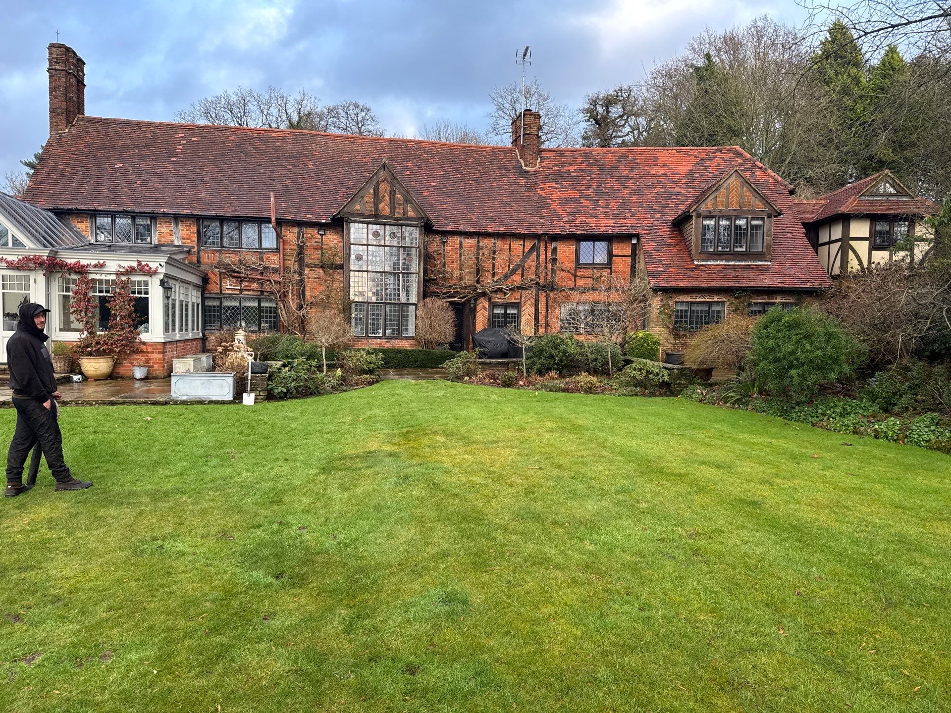 Roof Clean  - Moss Removal - Gutter Clean using Honda 15lpm Low Pressure Washing Machine by Ges Exterior Cleaning ltd