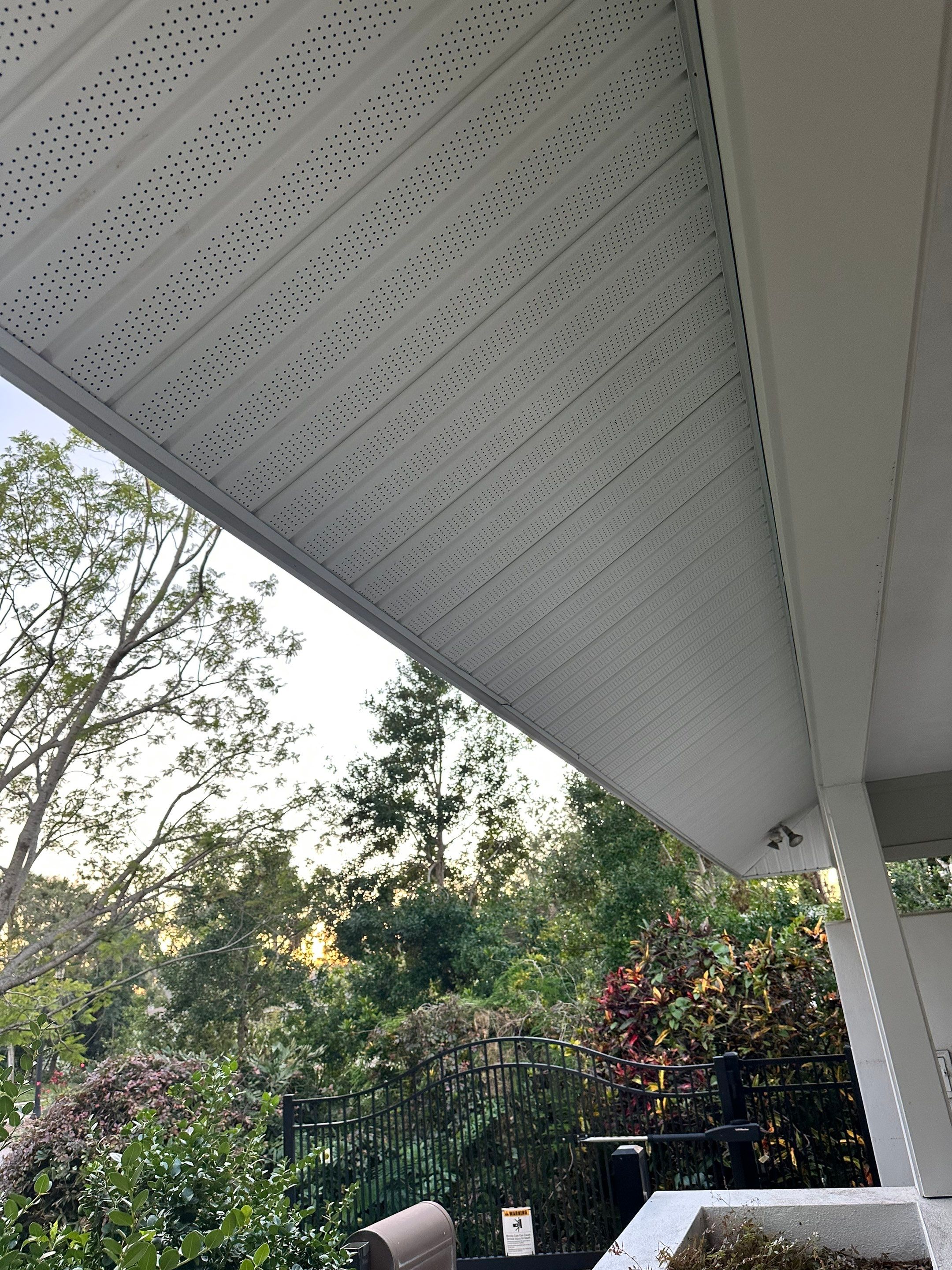 Replace All Soffit in the House in Sarasota FL by Gutter Professors