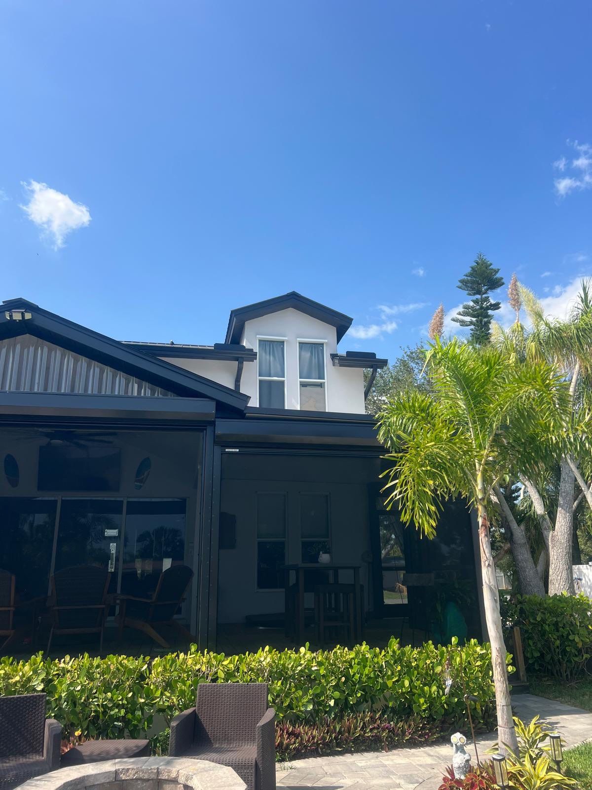 Black 6-Inch K-Style Gutters in North Fort Myers FL by Gutter Professor by Gutter Professors