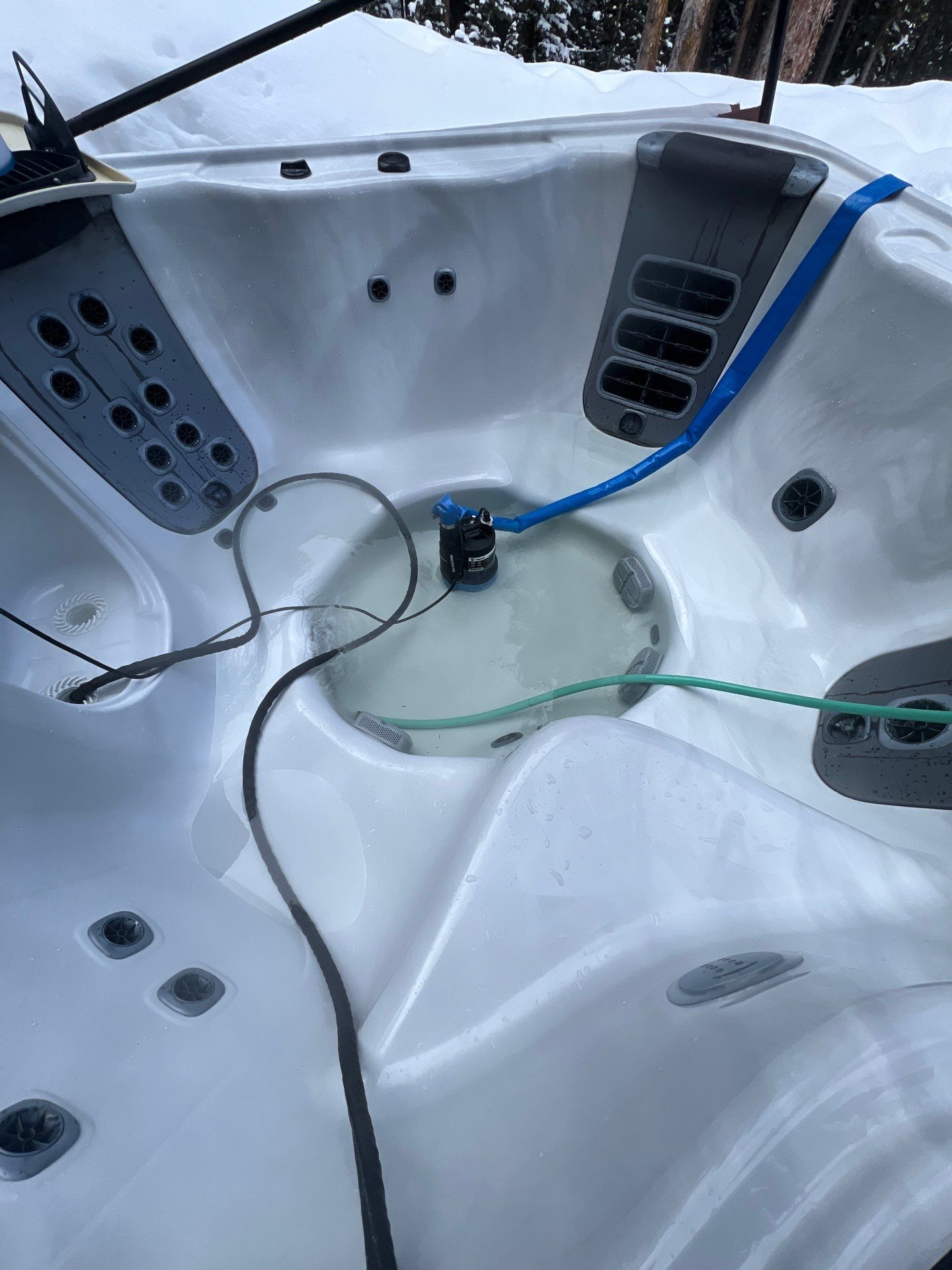 Hot Tub Services Using Drain and Fill by Wheatley Creek Services