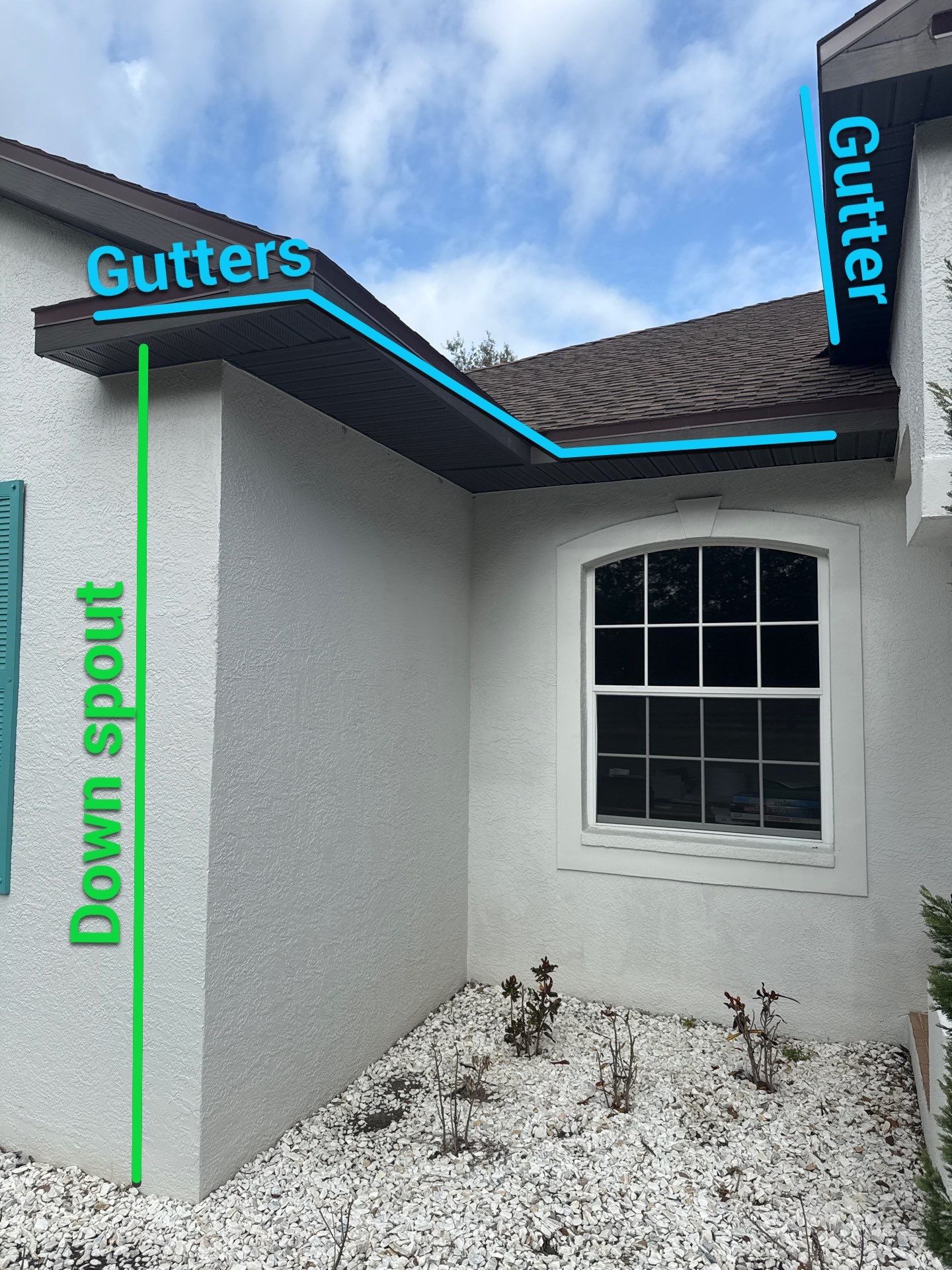 Gutter Guards Installation and New seamless gutters using Leaf Guard in Bradenton Fl by Gutter Professors