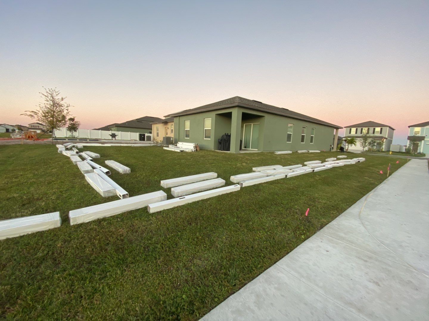Ruskin, FL  6 ft. Tall White Vinyl Privacy Fence  by Asap fence and gates, LLC