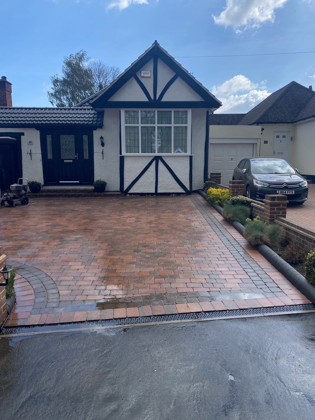 Driveway Clean using honda 21 ltr/min by Ges Exterior Cleaning ltd