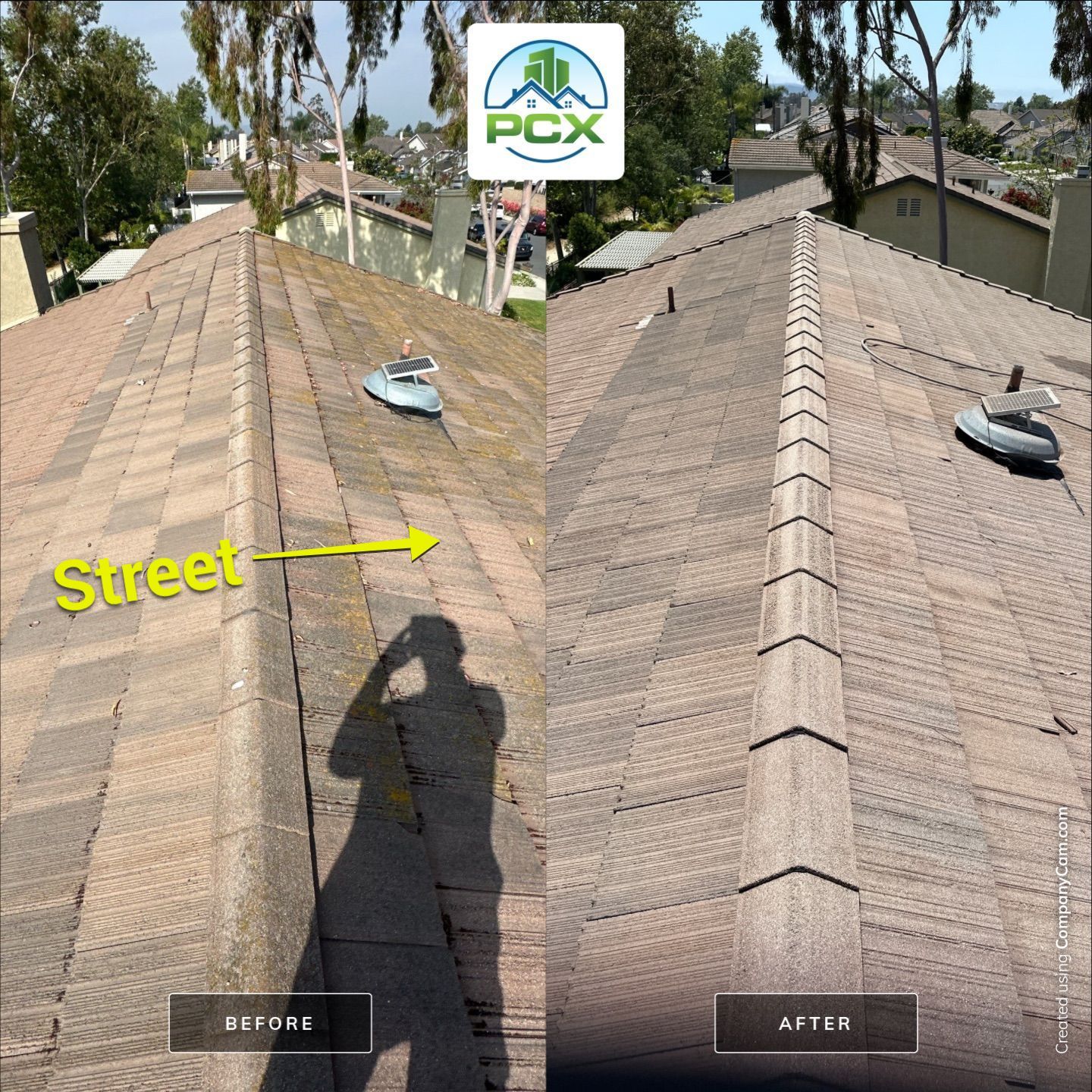 Orange County Roof Washing in Lake Forest by Property Cleaning Experts