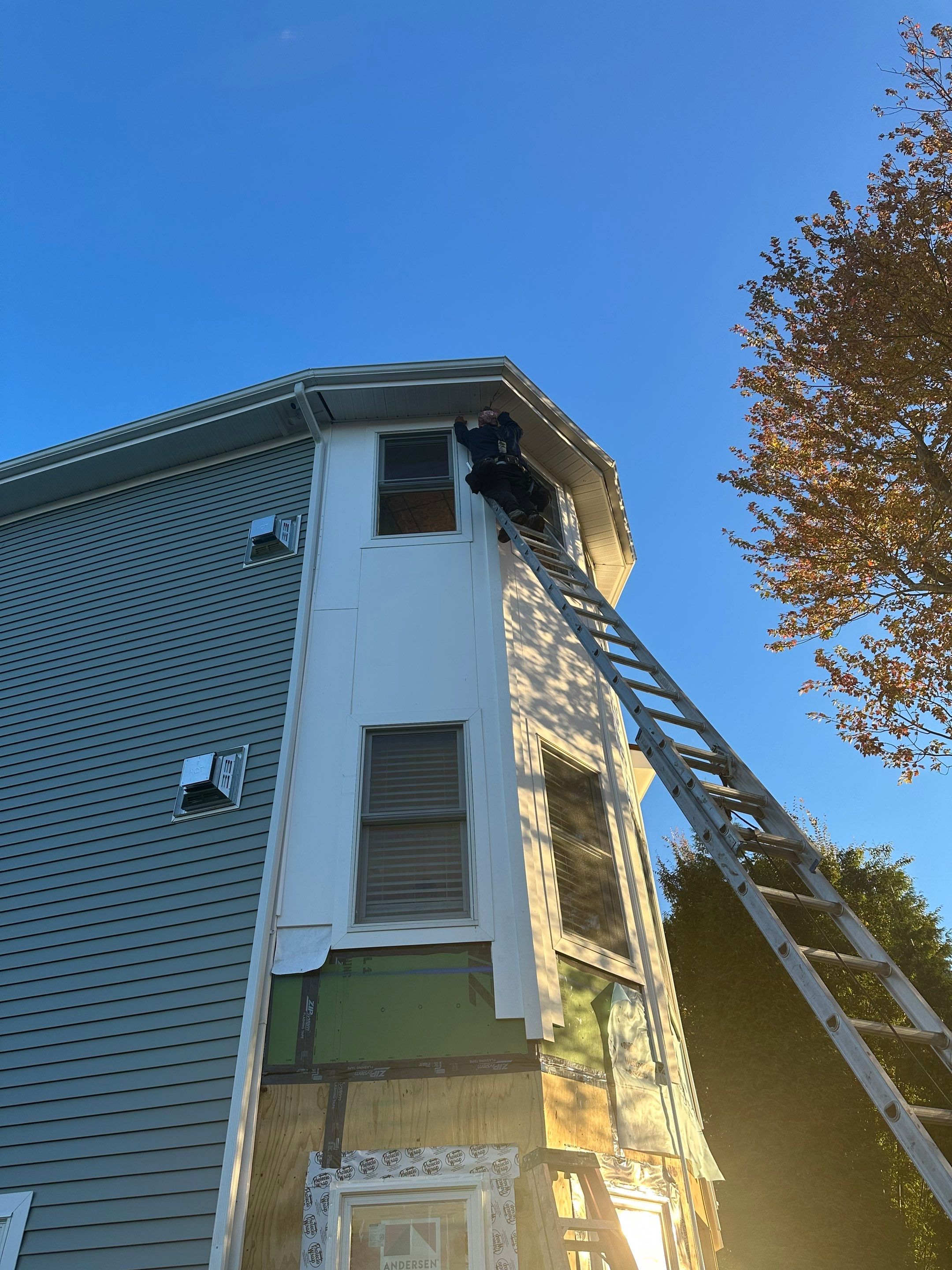 Siding Installation using Certainteed Mainstreet Seagrass by A Plus Exterior