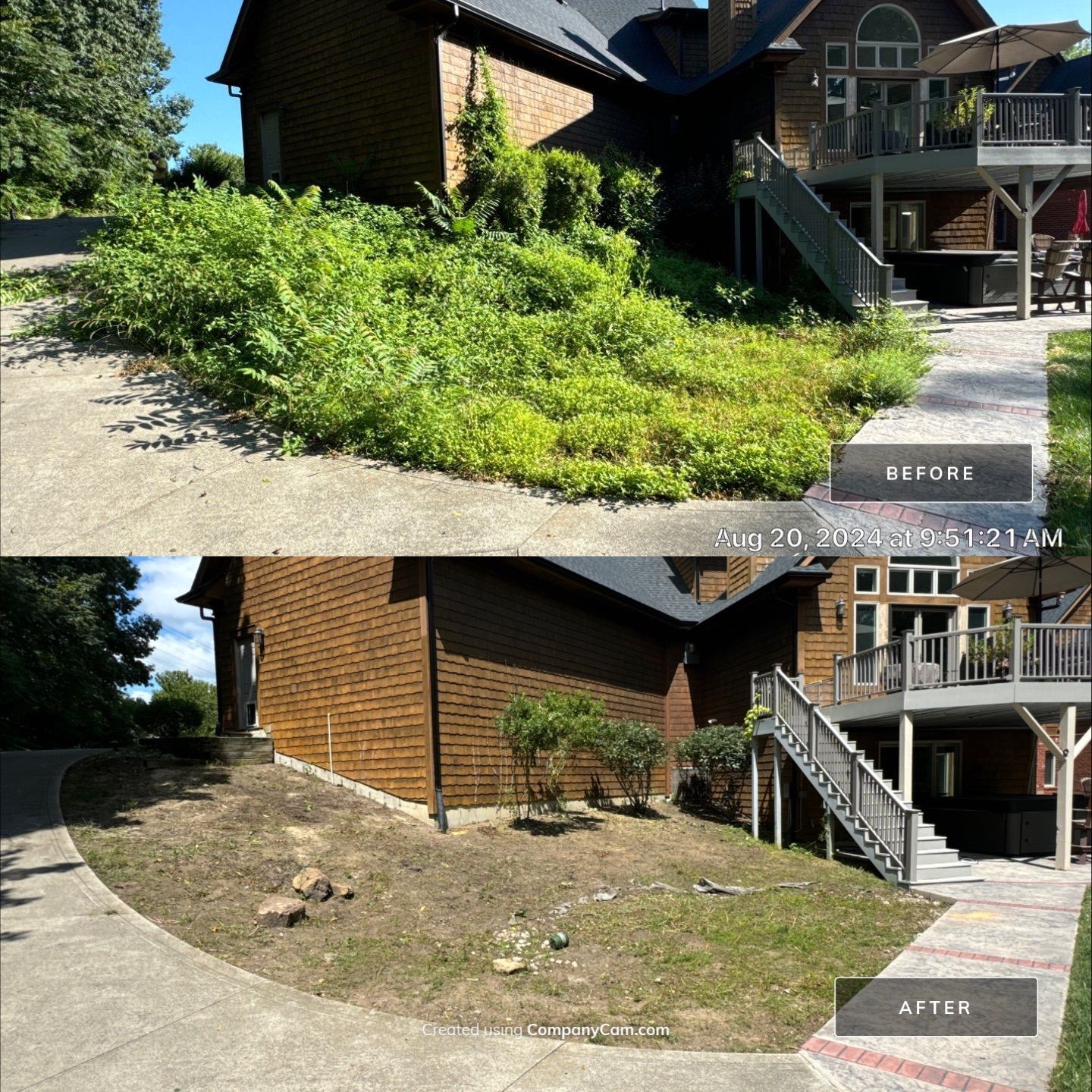 Project in Fort Wayne by Carrs lawn and landscape