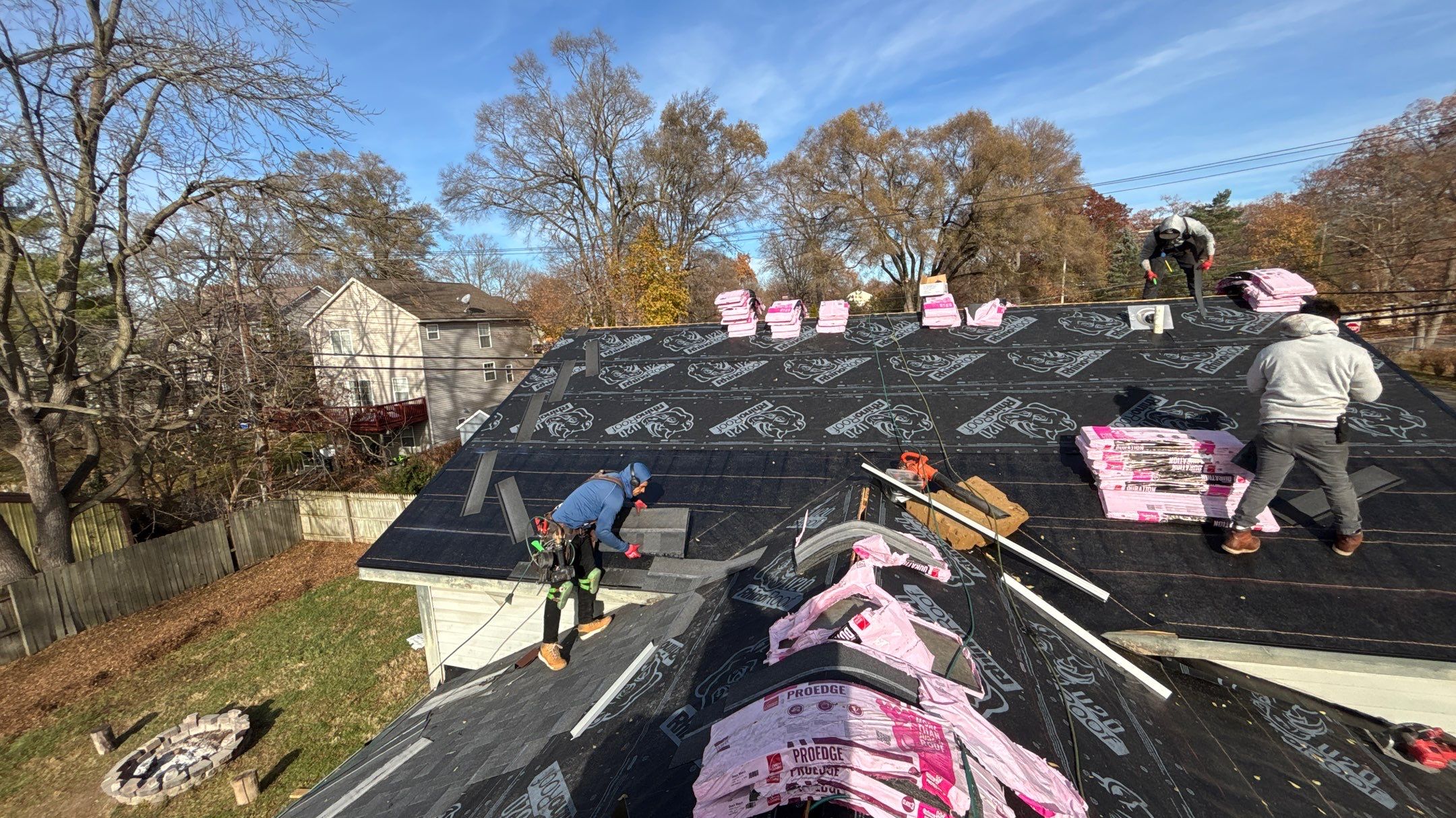Roof Replacement using Owens Corning Onyx Black by 180 Contractors