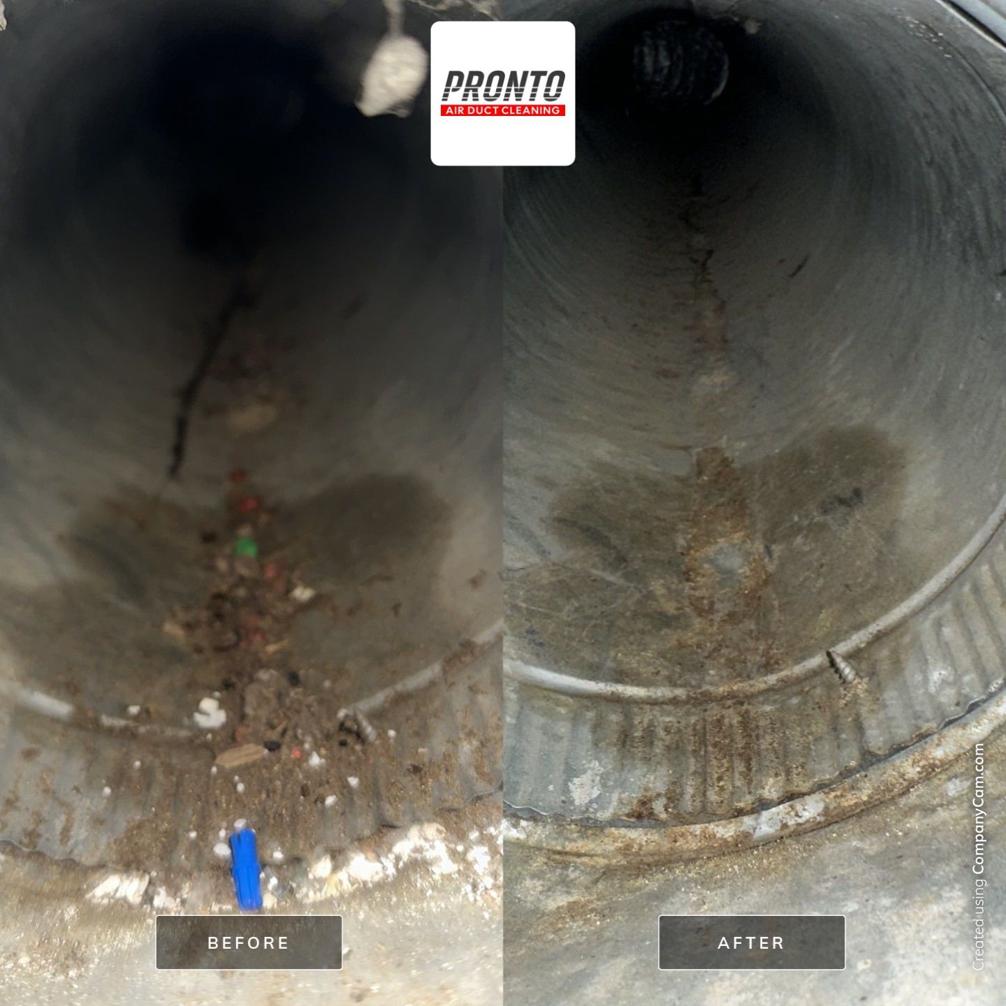 Air duct cleaning using Hypervac by Pronto Air Duct Cleaning