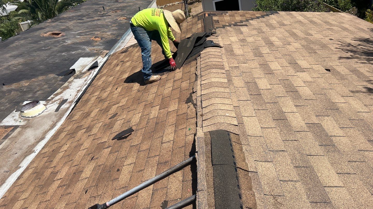 Residential Roof Replacement and Structural Decking Repairs in Wildomar by Reliable Roofing San Diego Inc.