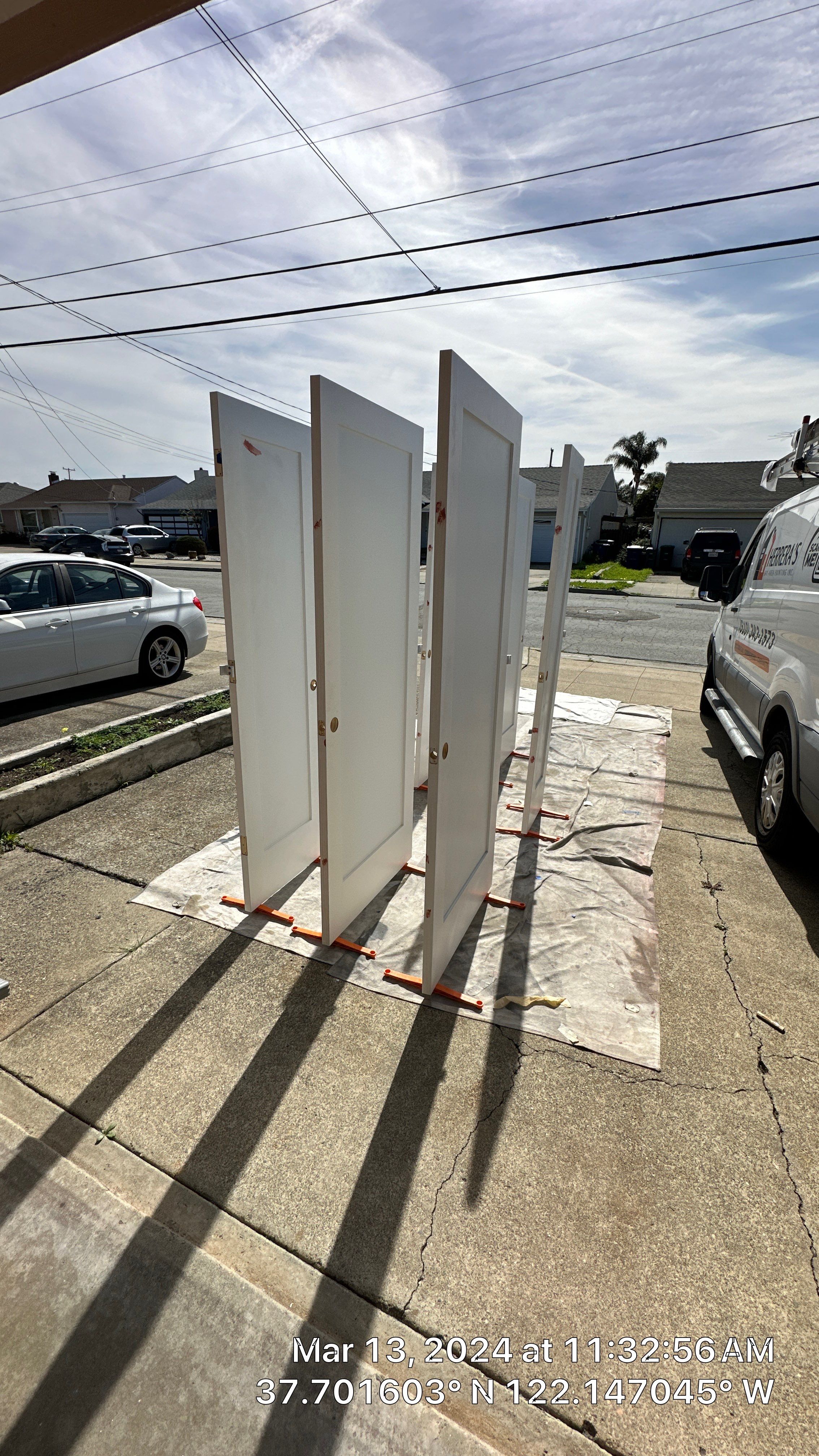 New doors  by Herrera’s Bay Area Painting inc.