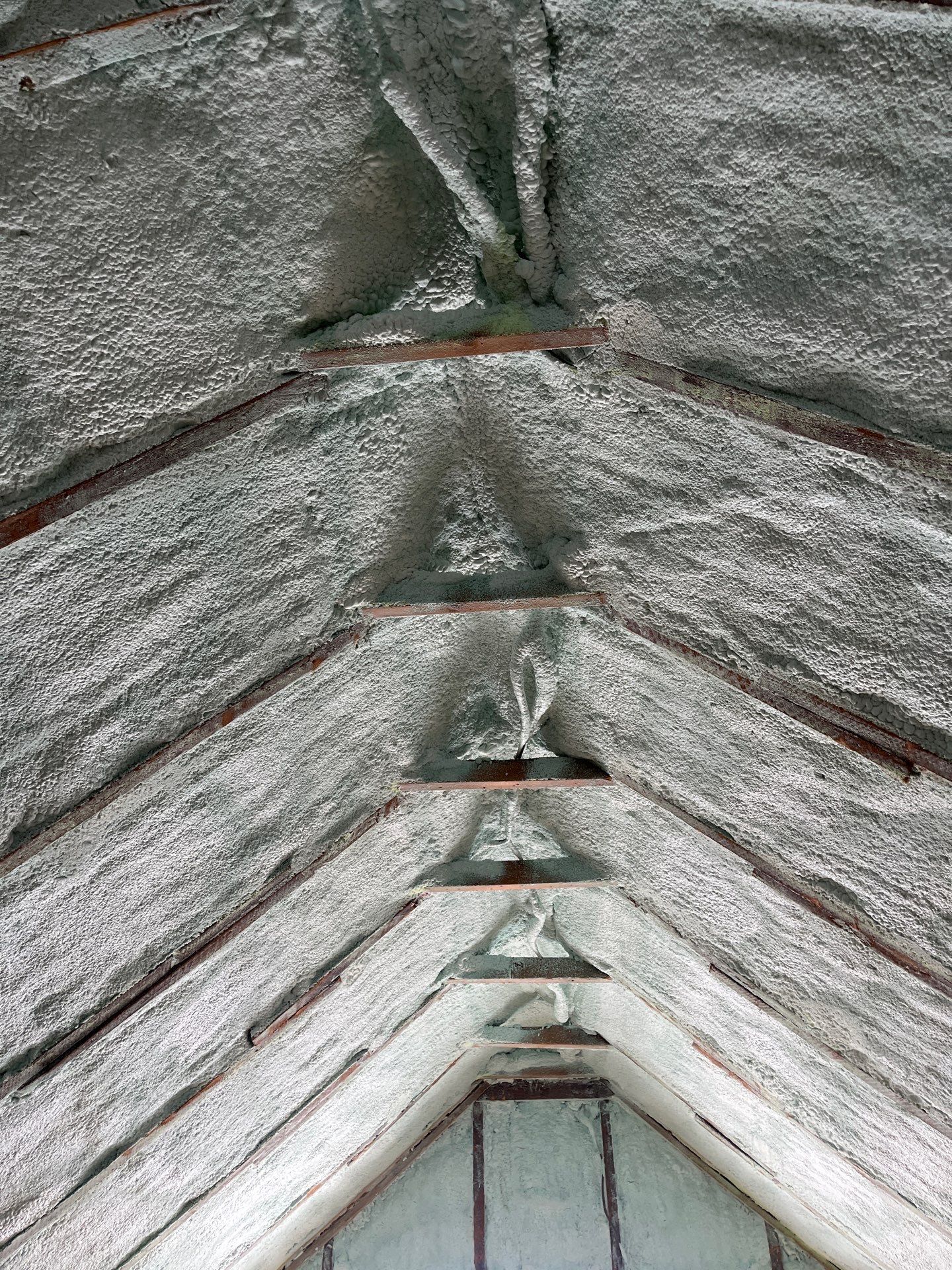 Attic Insulation using Closed Cell Spray Foam by NYS Foam & Energy