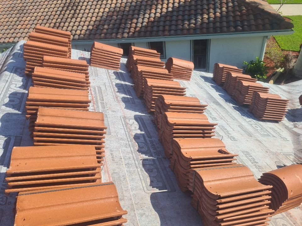 Residential Roofing Installation using Eagle Roofing Tile by BLUES BROTHERS ROOFING