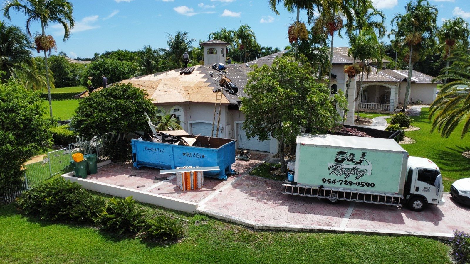 Peppertree Circle West, Davie, FL by G&J Roofing 