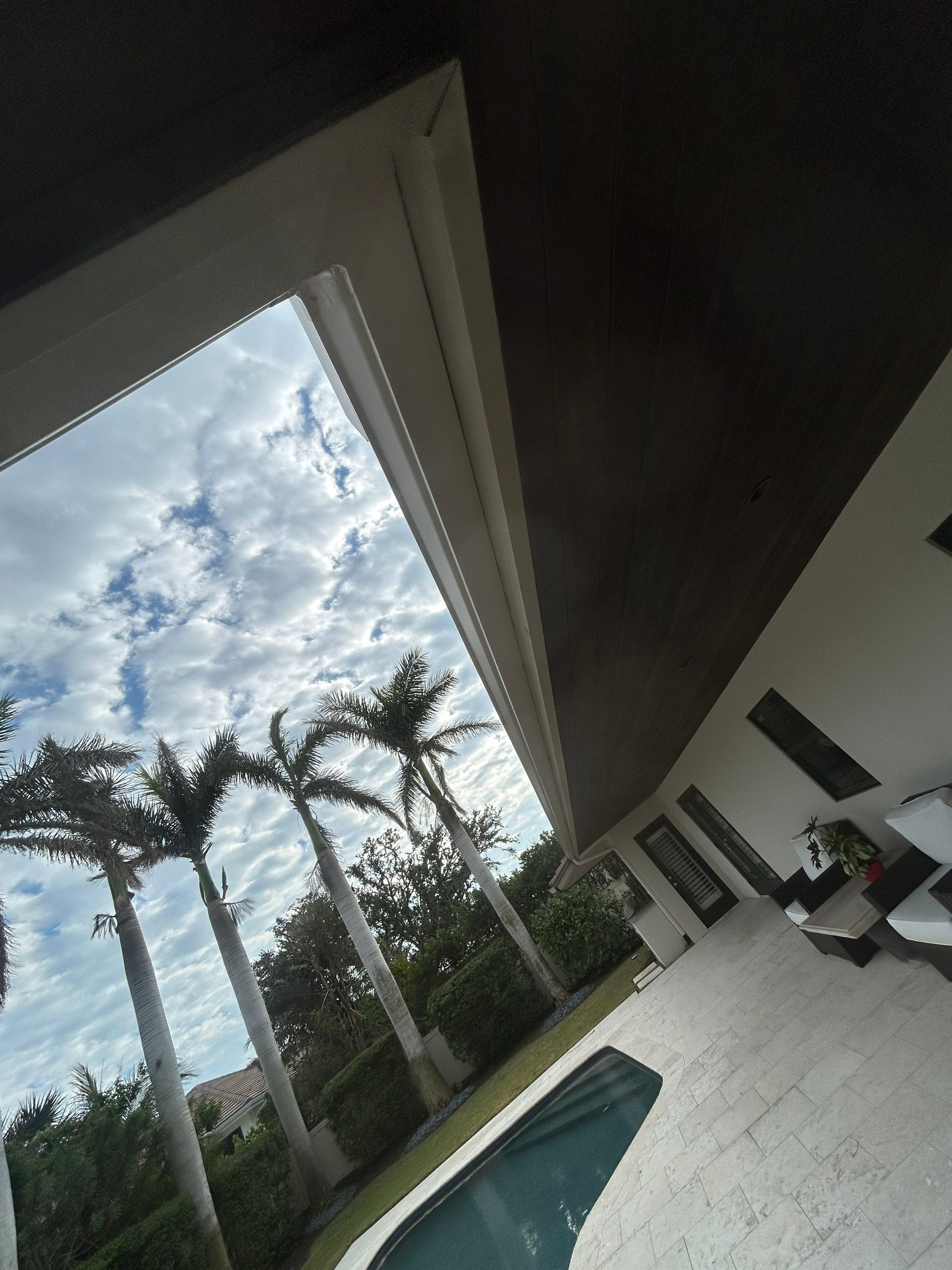 6-Inch White Seamless Gutters in Sarasota FL by Gutter Professors