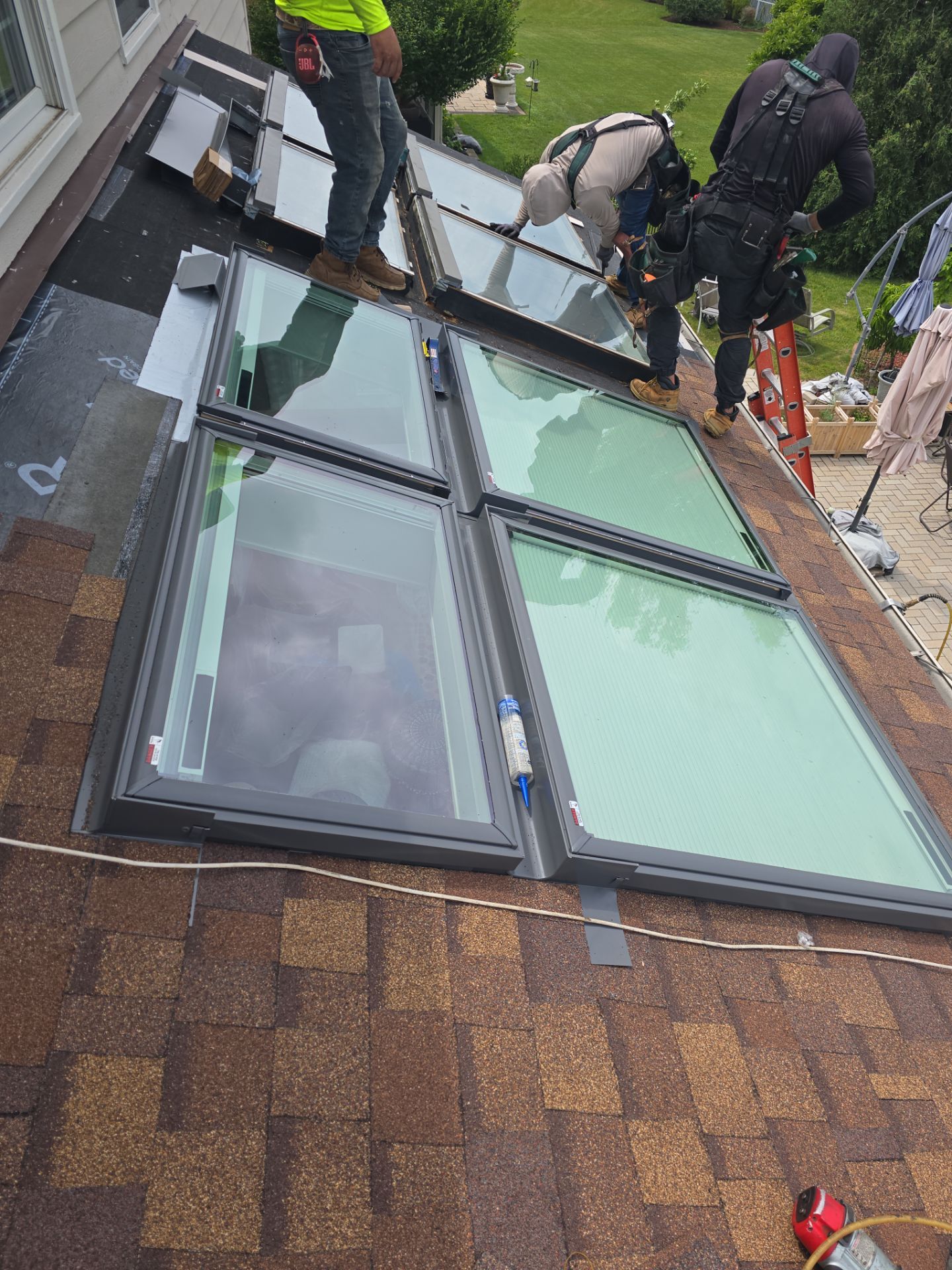 Oak Brook Architectural Shingle Roof Replacement and Velux Skylight Upgrade by Roof One
