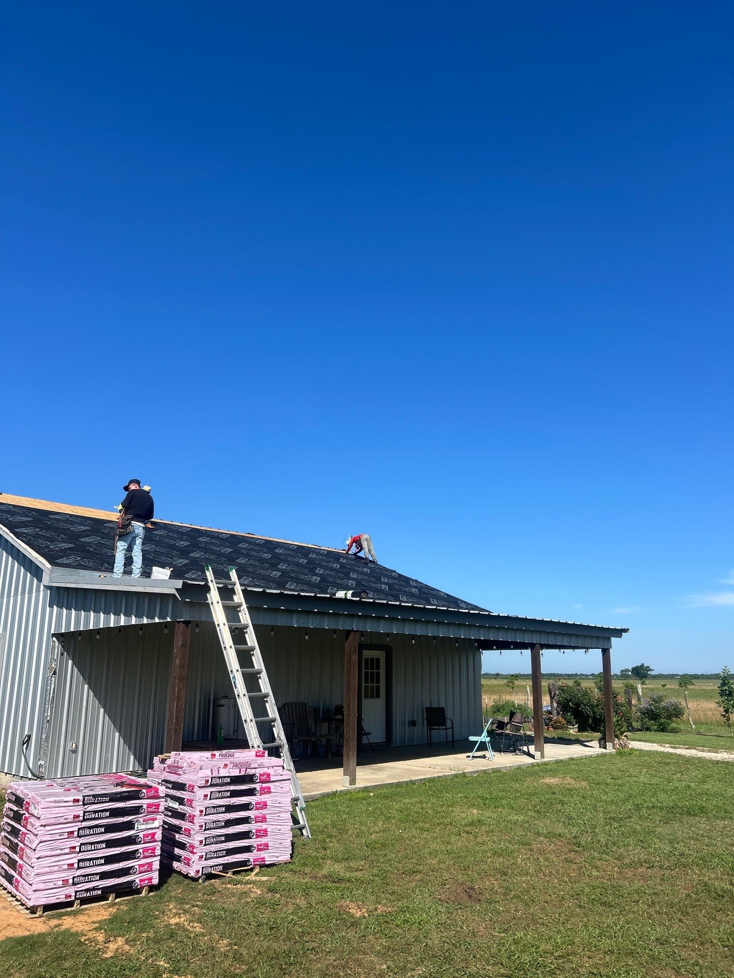 Residential Roofing Installation using Metal by Roof Repair Company