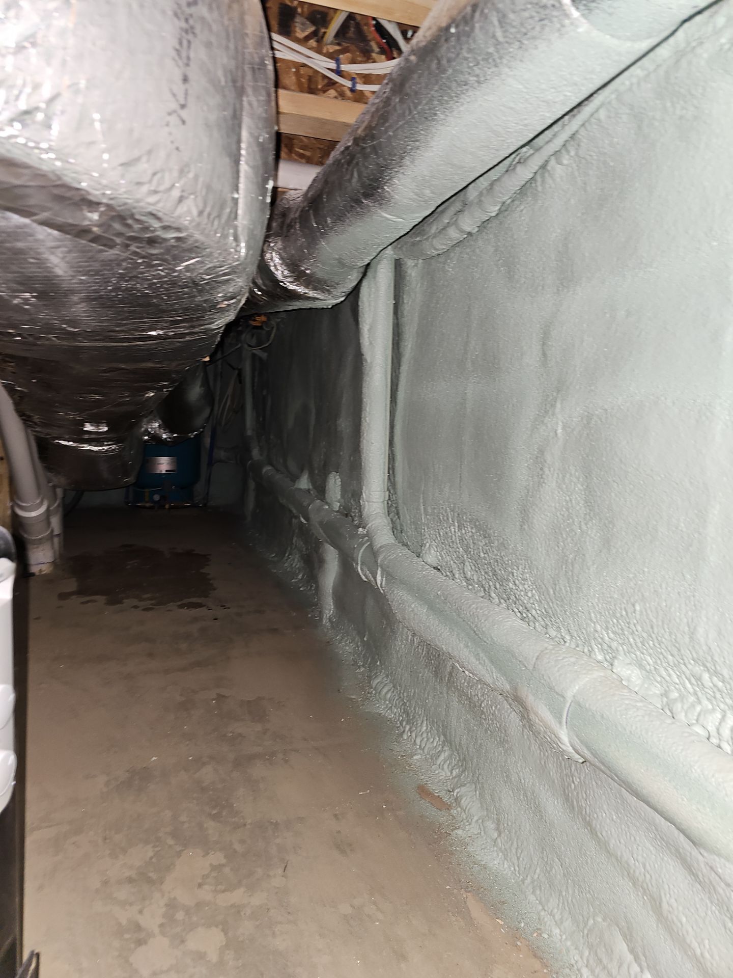 New Construction using Closed Cell Spray Foam by NYS Foam & Energy