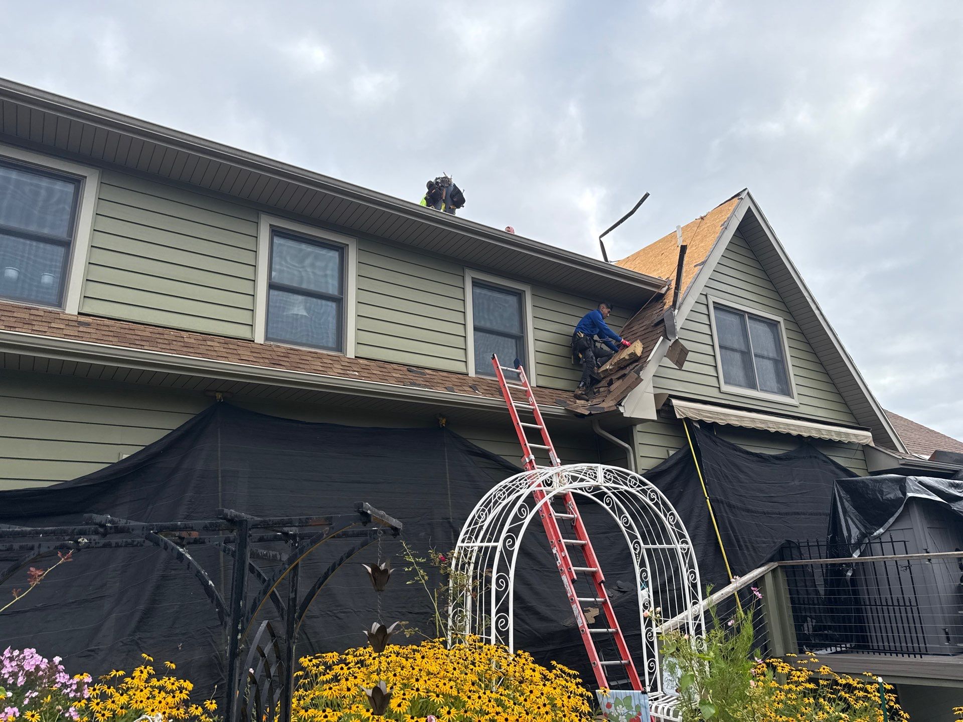 New Roof Installation  by 42 North Construction, LLC.
