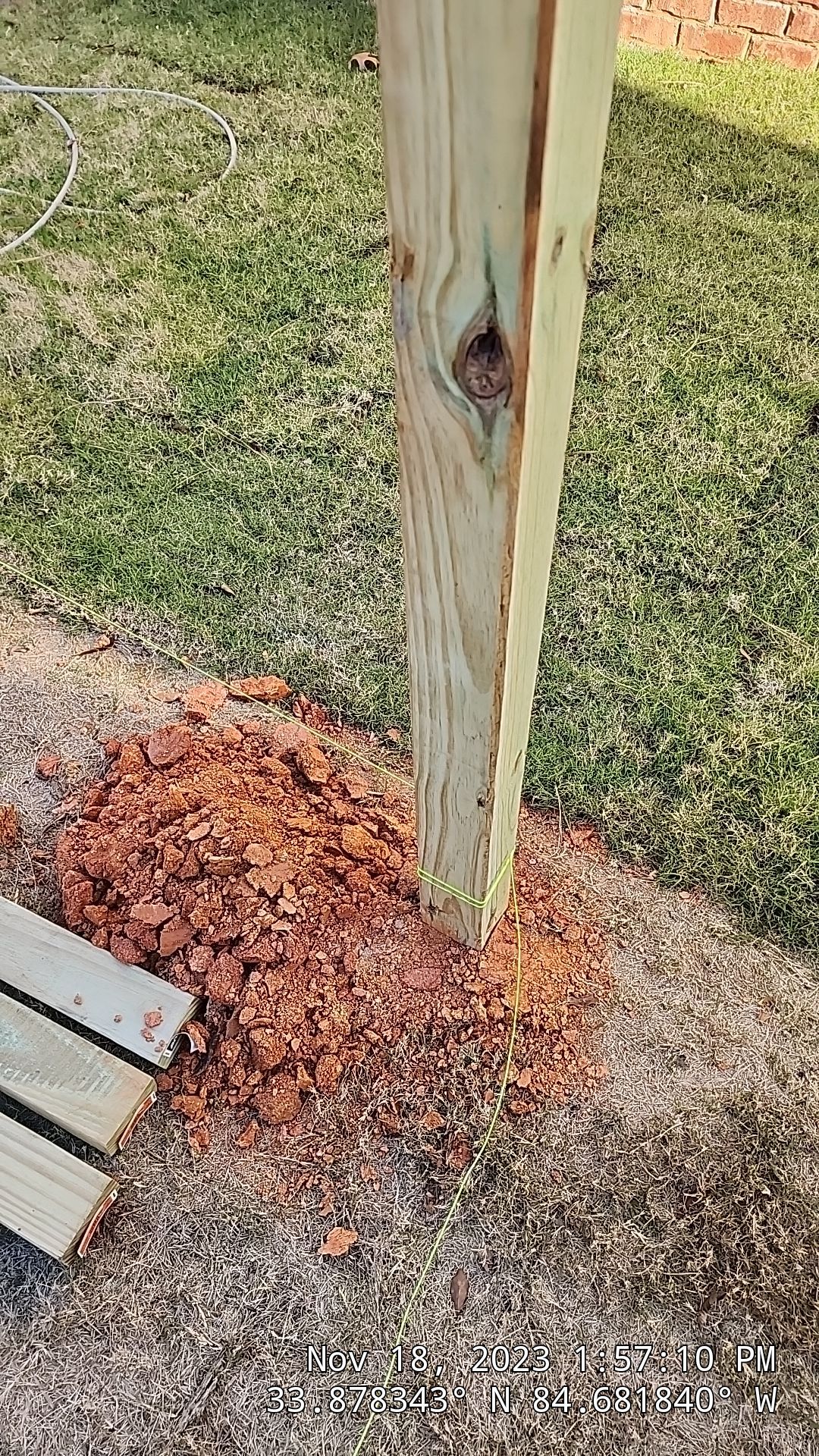 Fence Installation of Capped Wood Privacy by Titans of Timber Fence & Stain